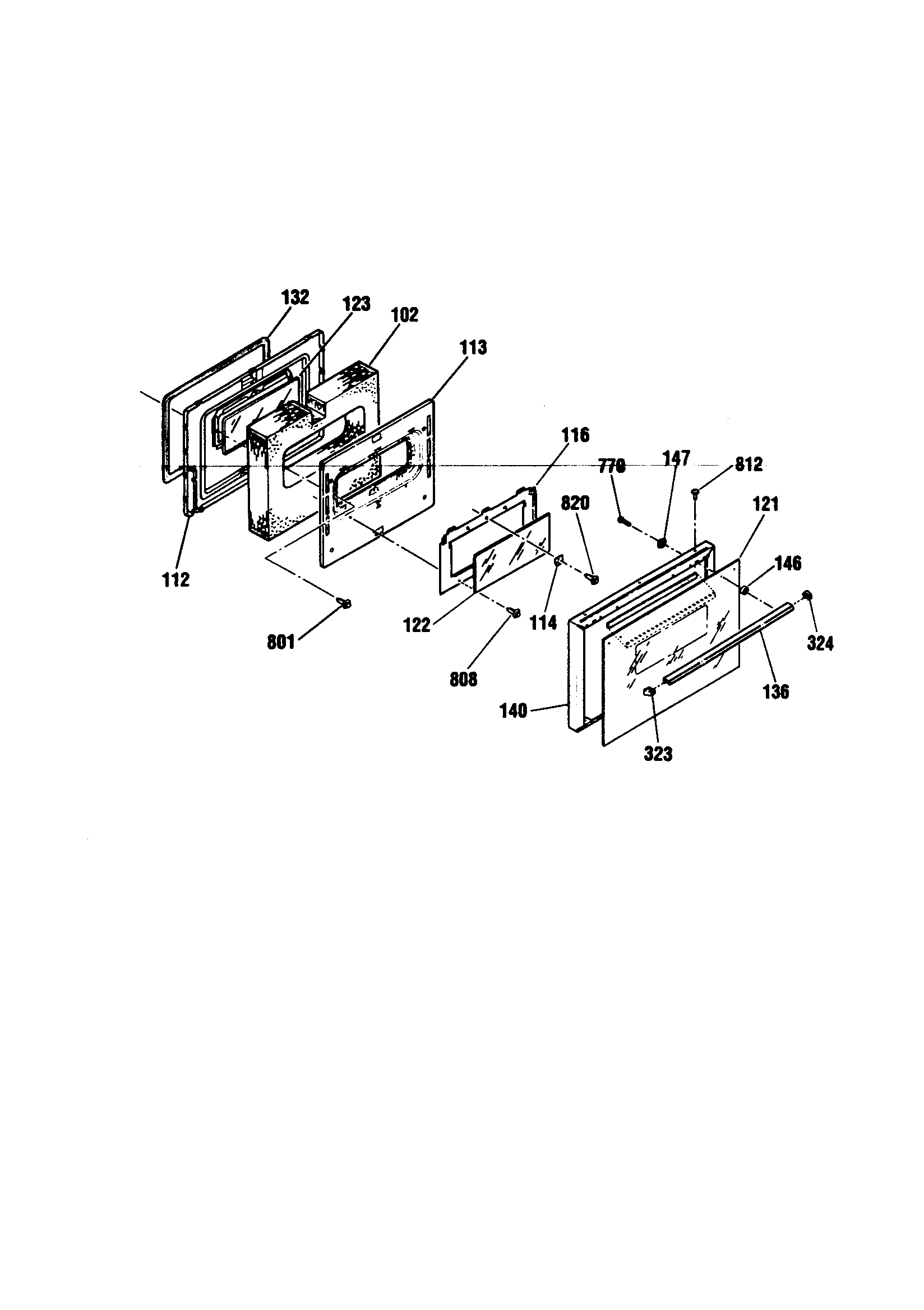 Kenmore 91193478891 door diagram
