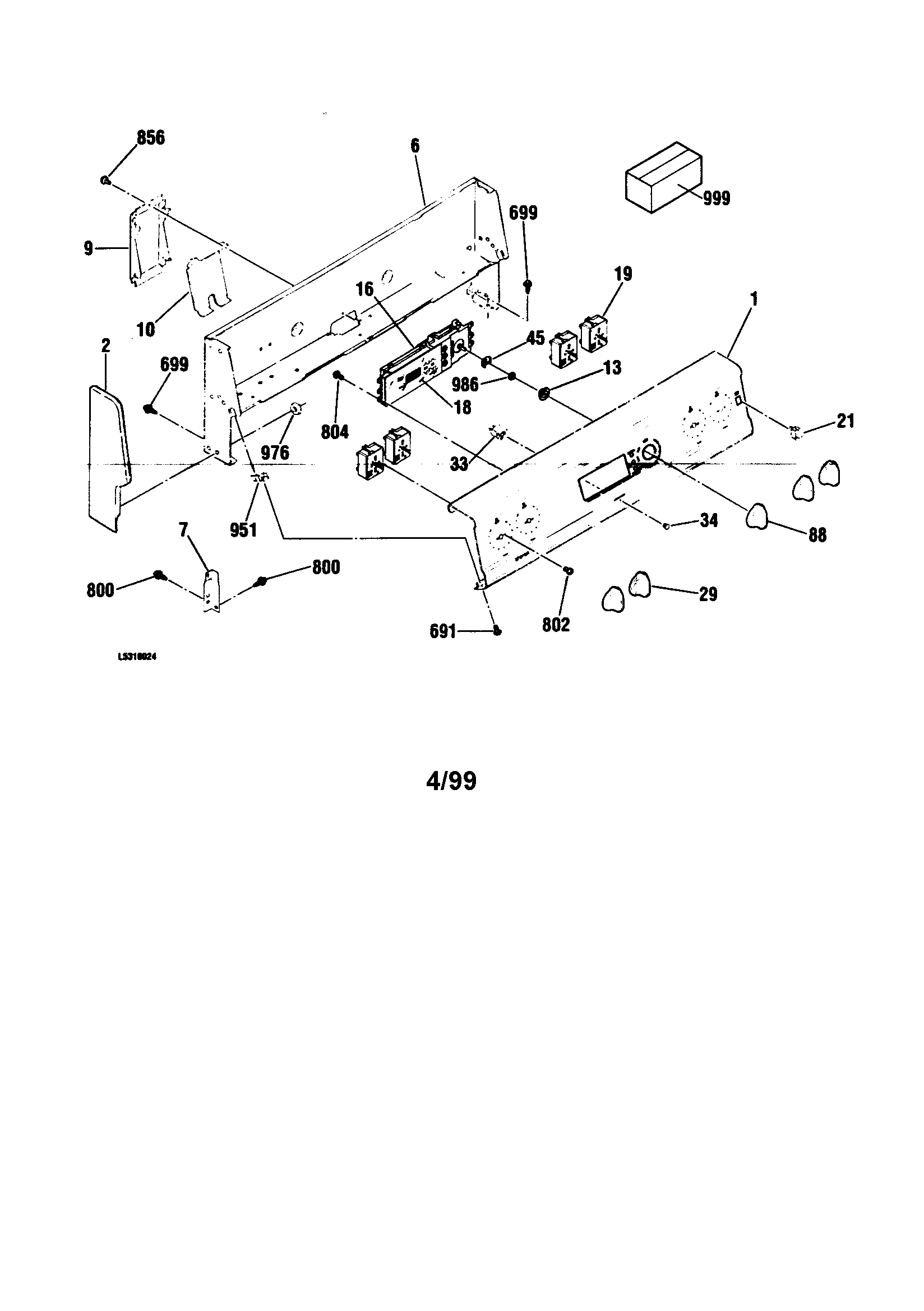 Kenmore 91194486891 backguard diagram