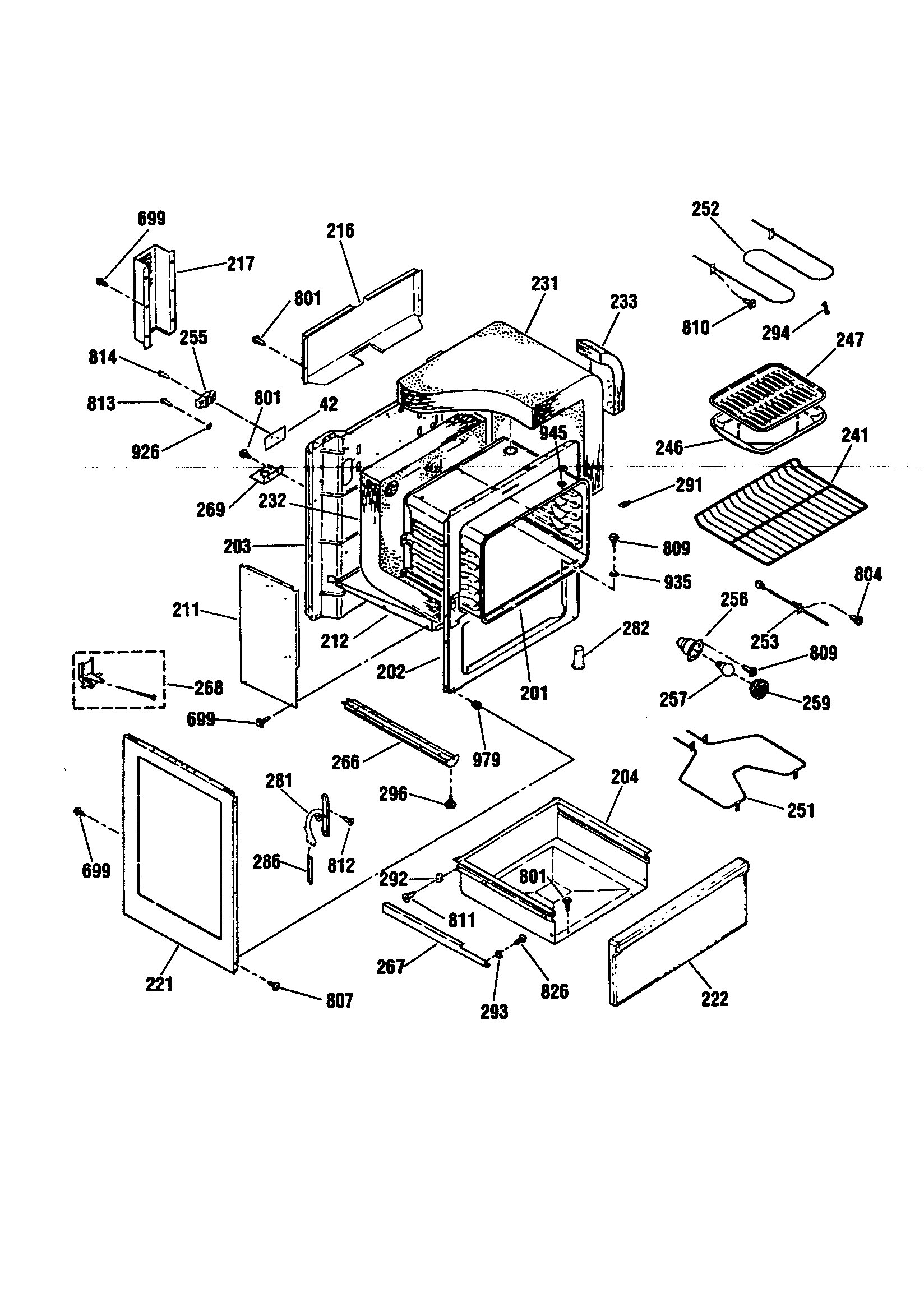 Kenmore 91194486891 body diagram