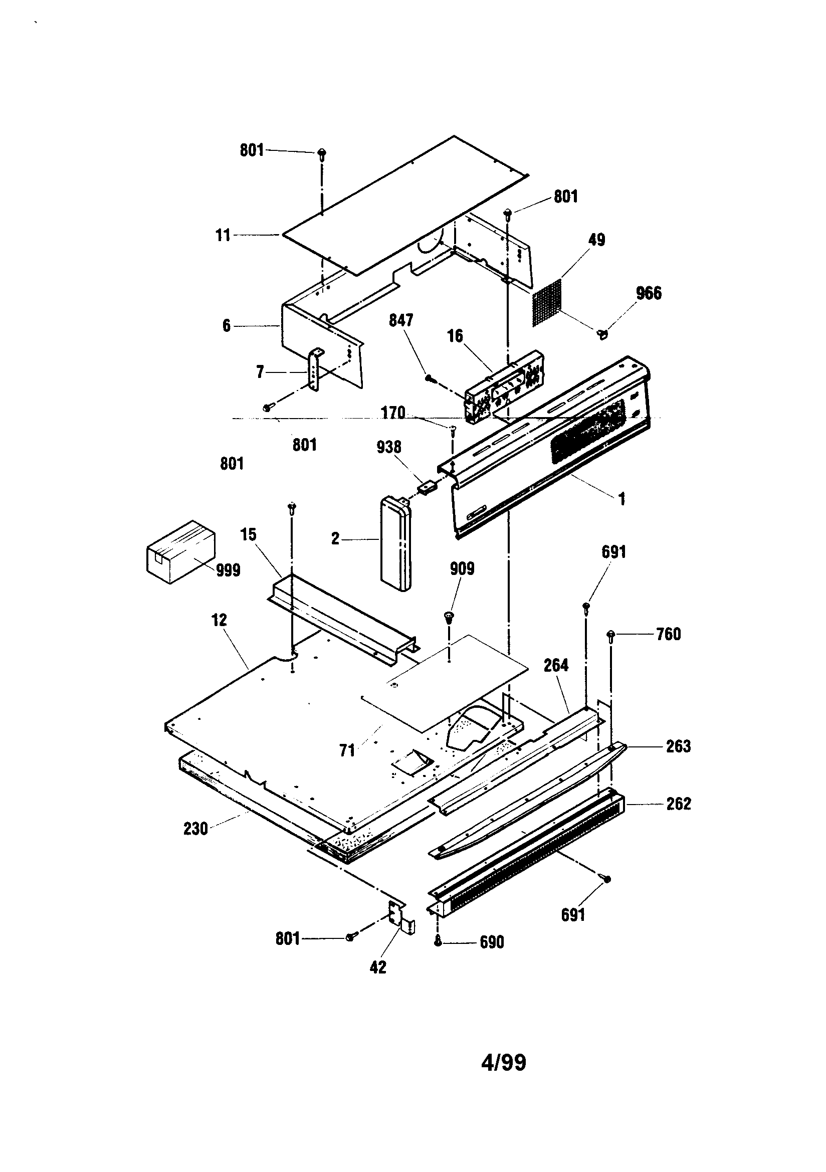 Kenmore 91130168792 control diagram