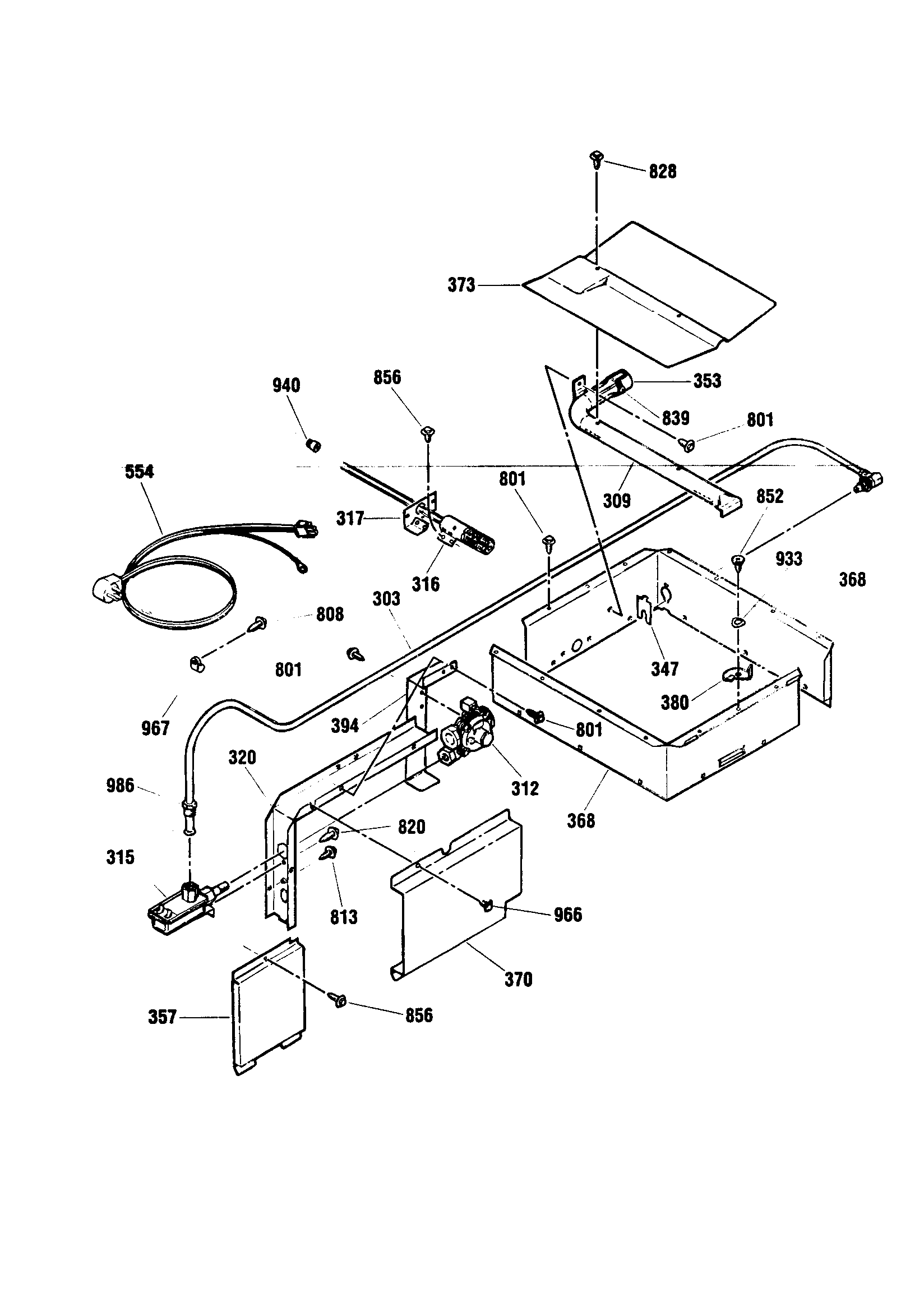 Kenmore 91130168792 burner diagram