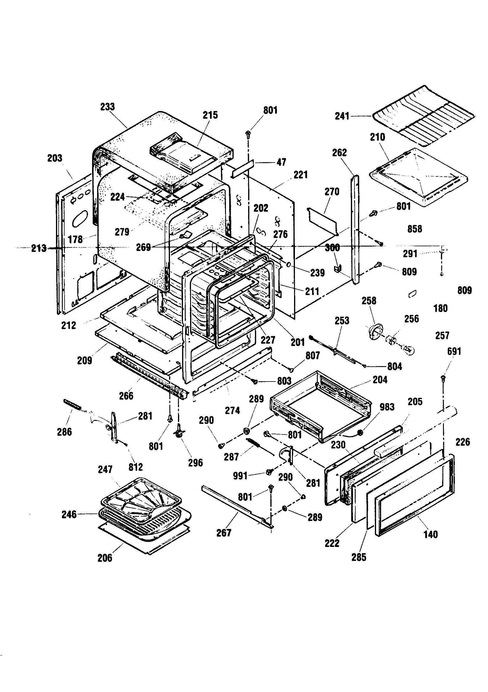 Kenmore 91130168792 body diagram
