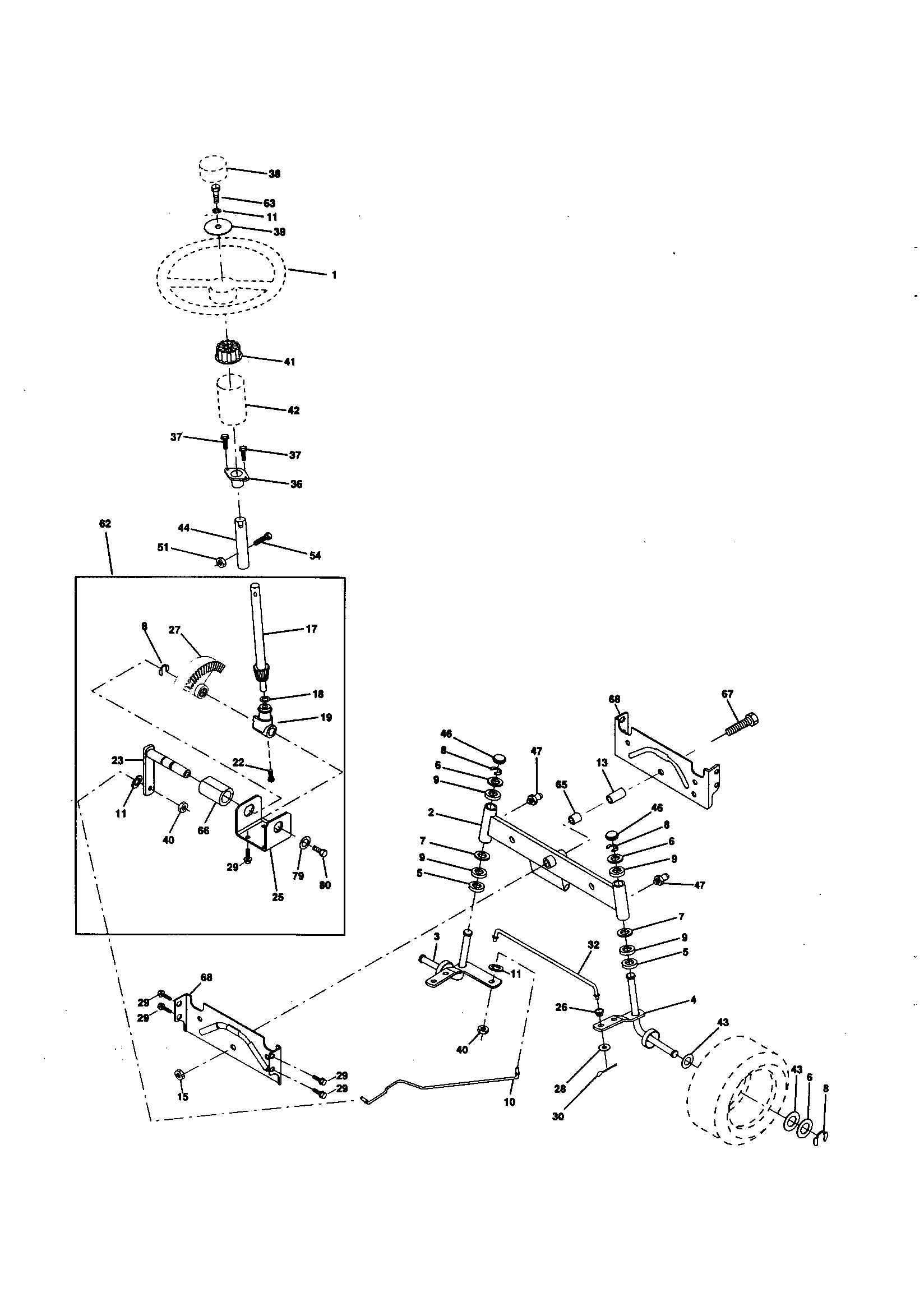 Rally AK125H42B steering wheel diagram