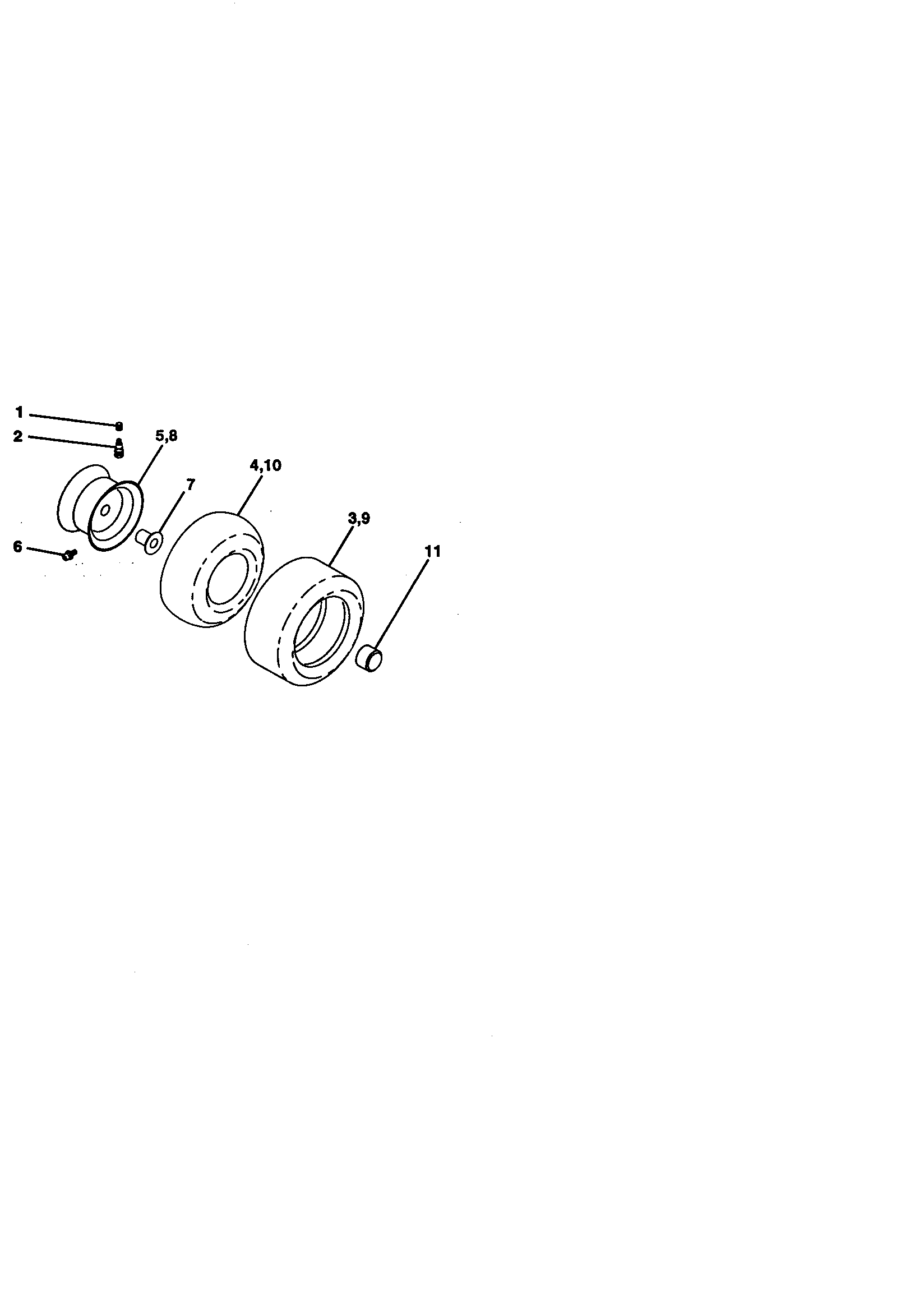 Rally AK125H42B tires and wheels diagram