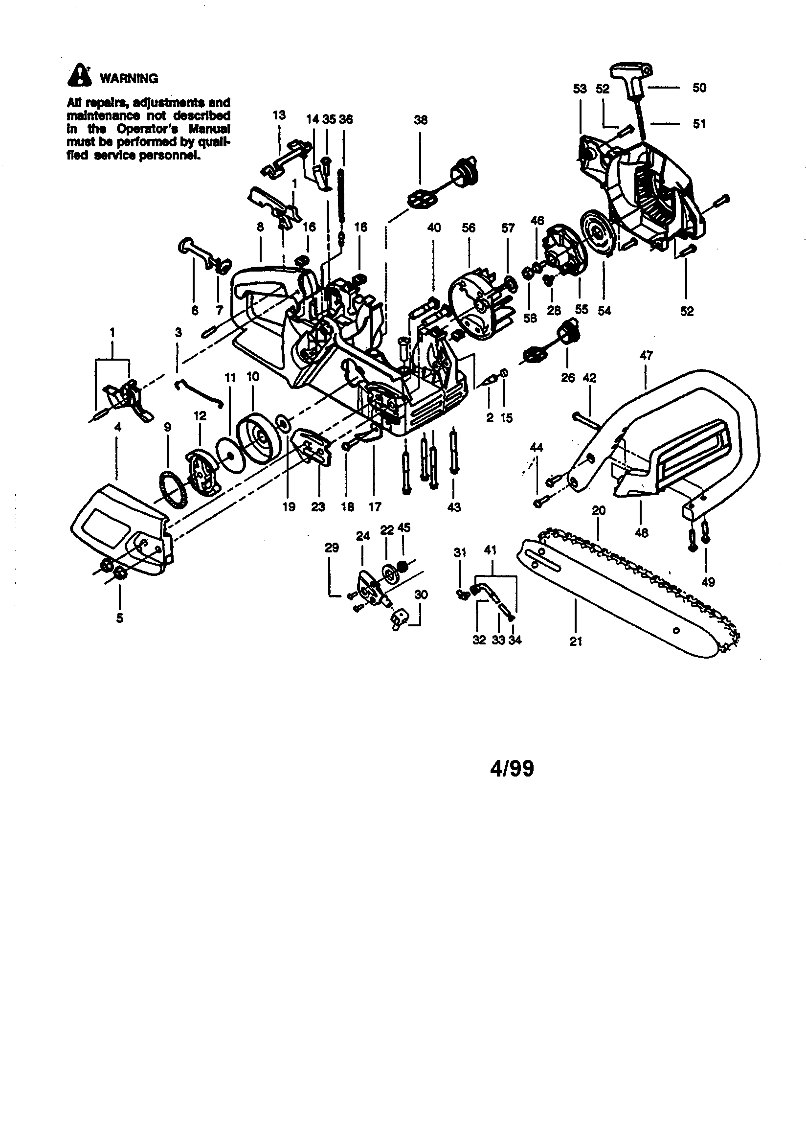 Craftsman 358351560 main frame diagram