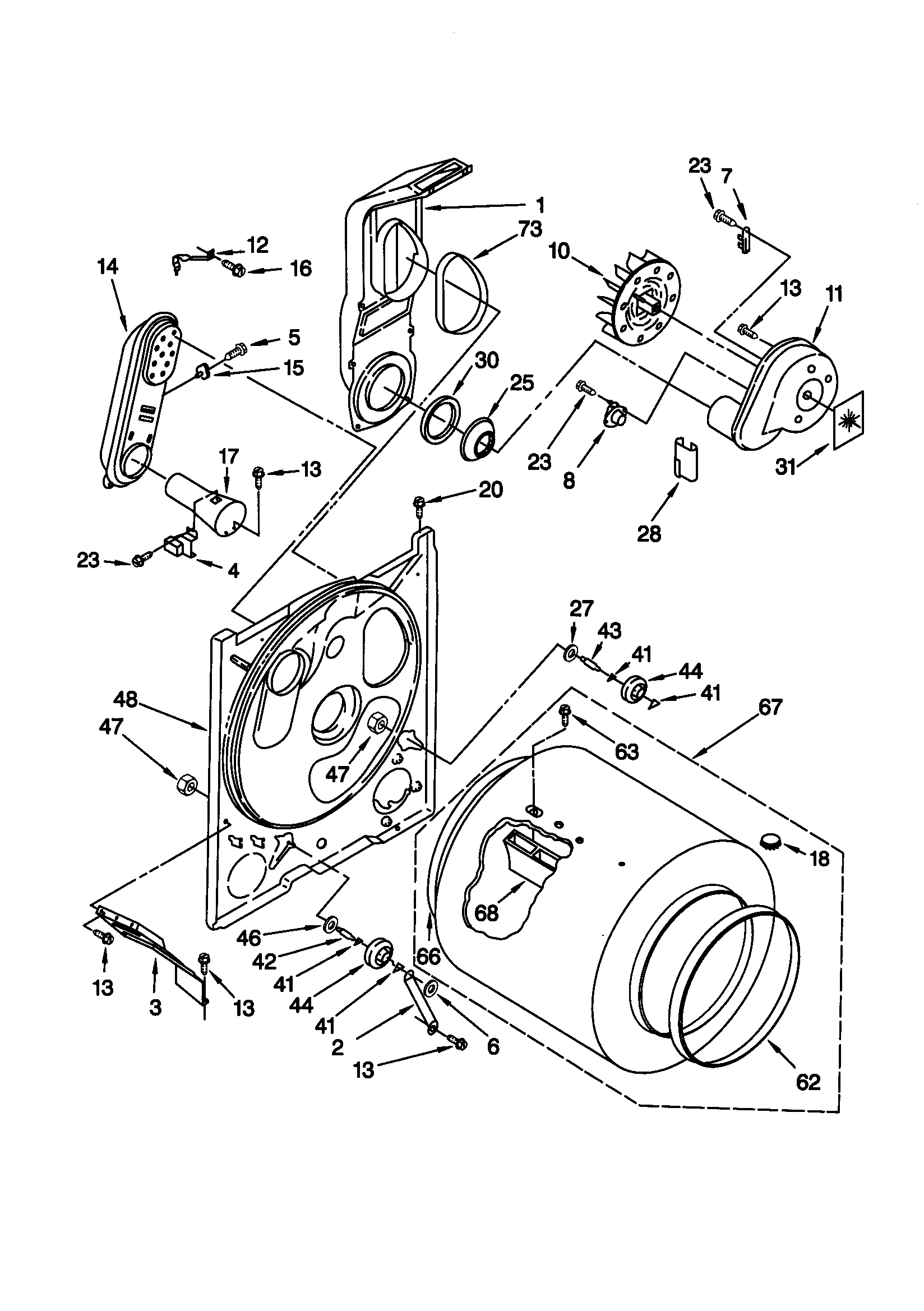 Kenmore 11079032990 bulkhead diagram