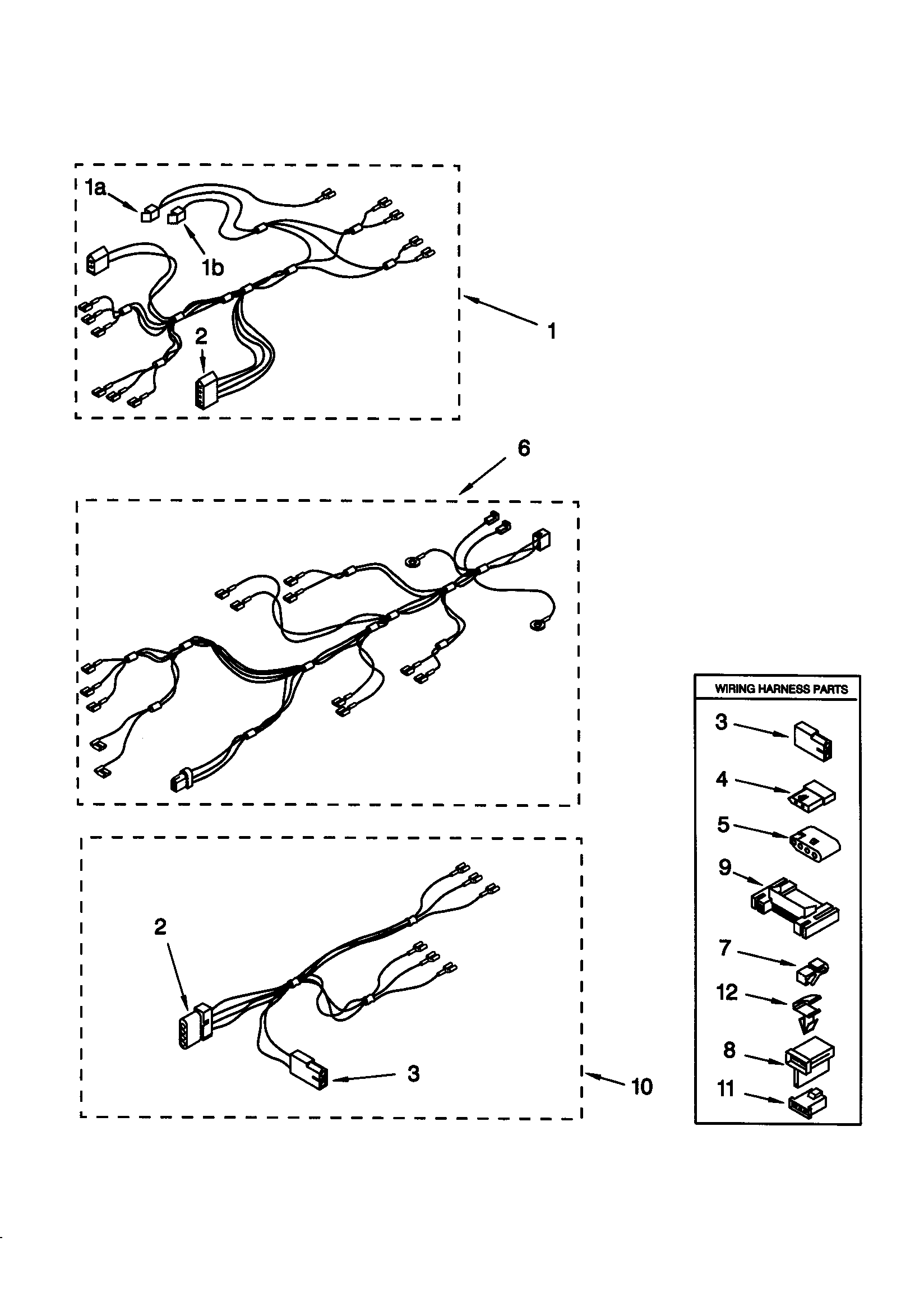 Kenmore 11079032990 wiring harness diagram