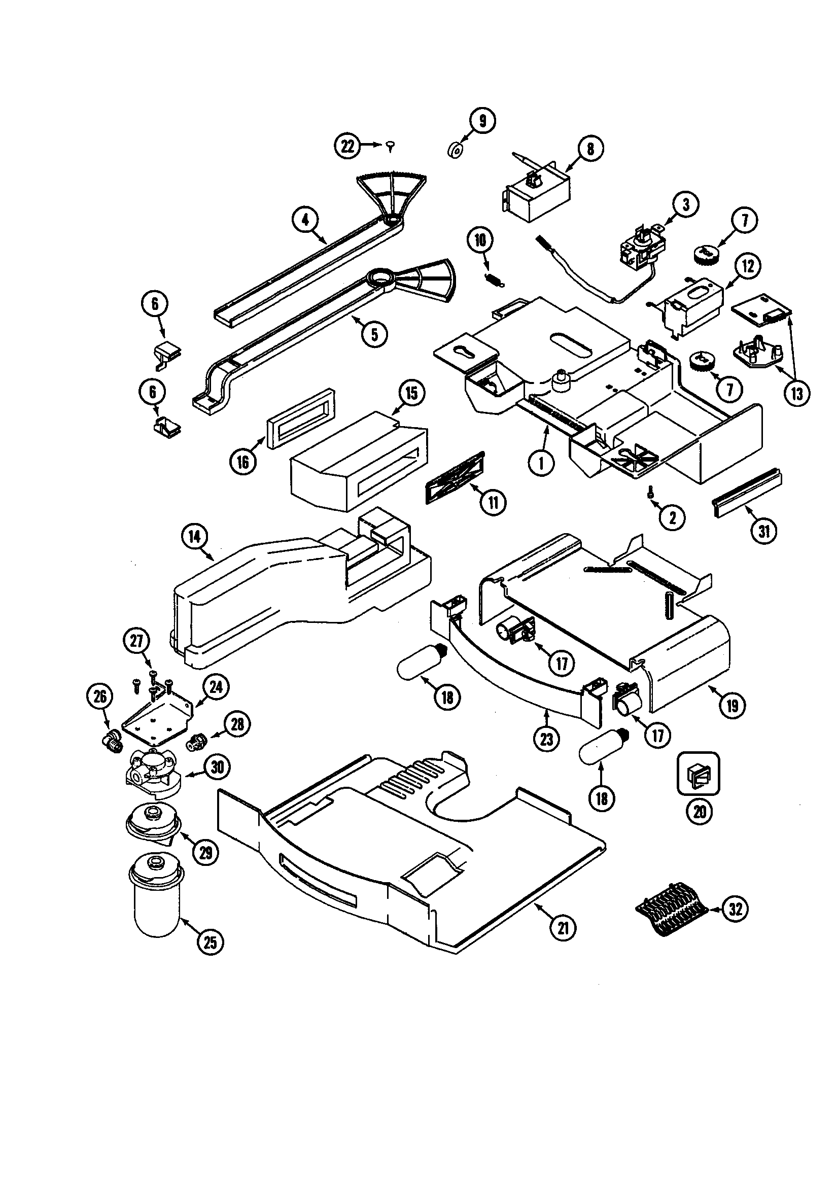 Jenn-Air JCD2289AEF controls diagram