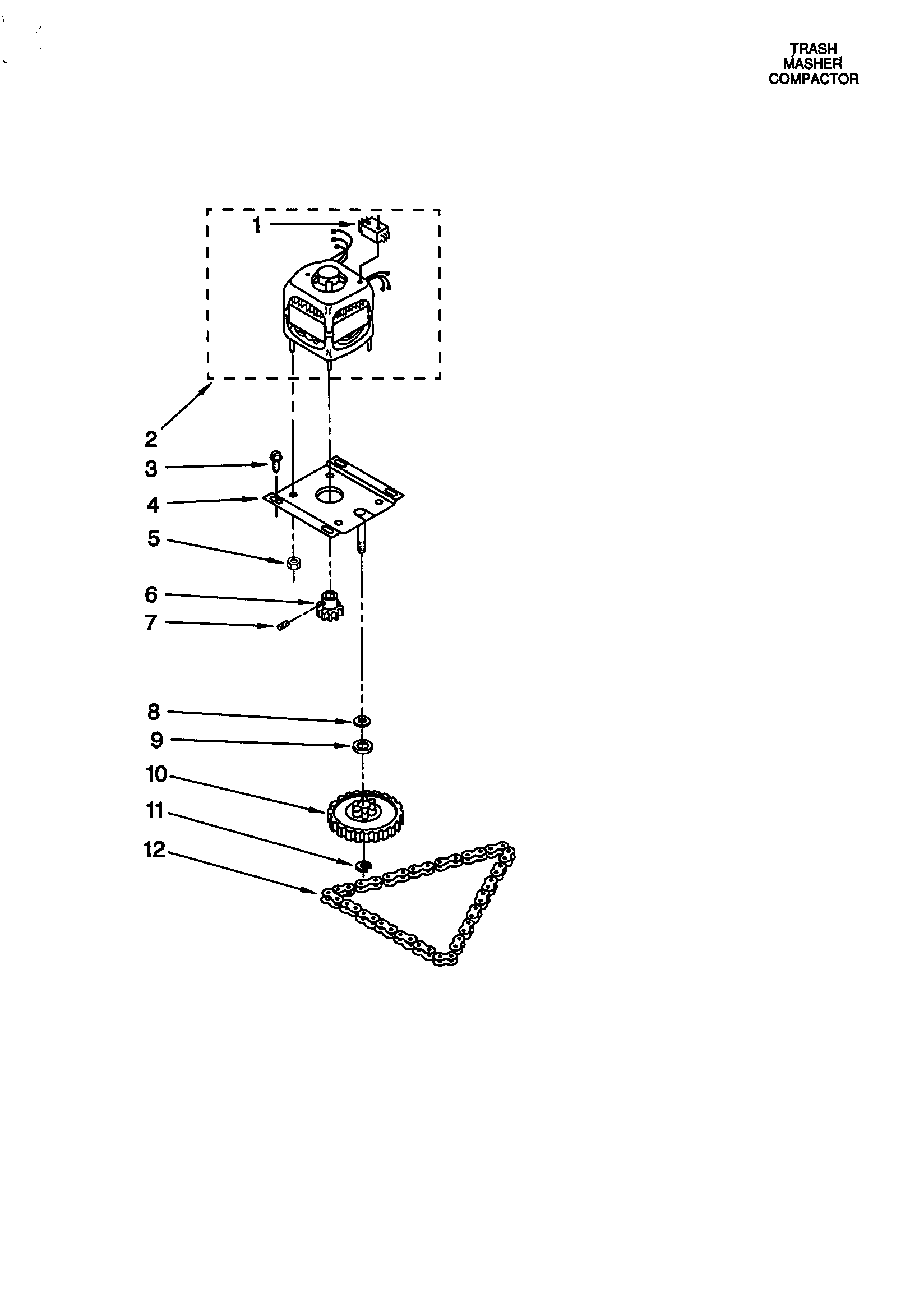 Whirlpool GX900QPGQ1 motor and drive diagram
