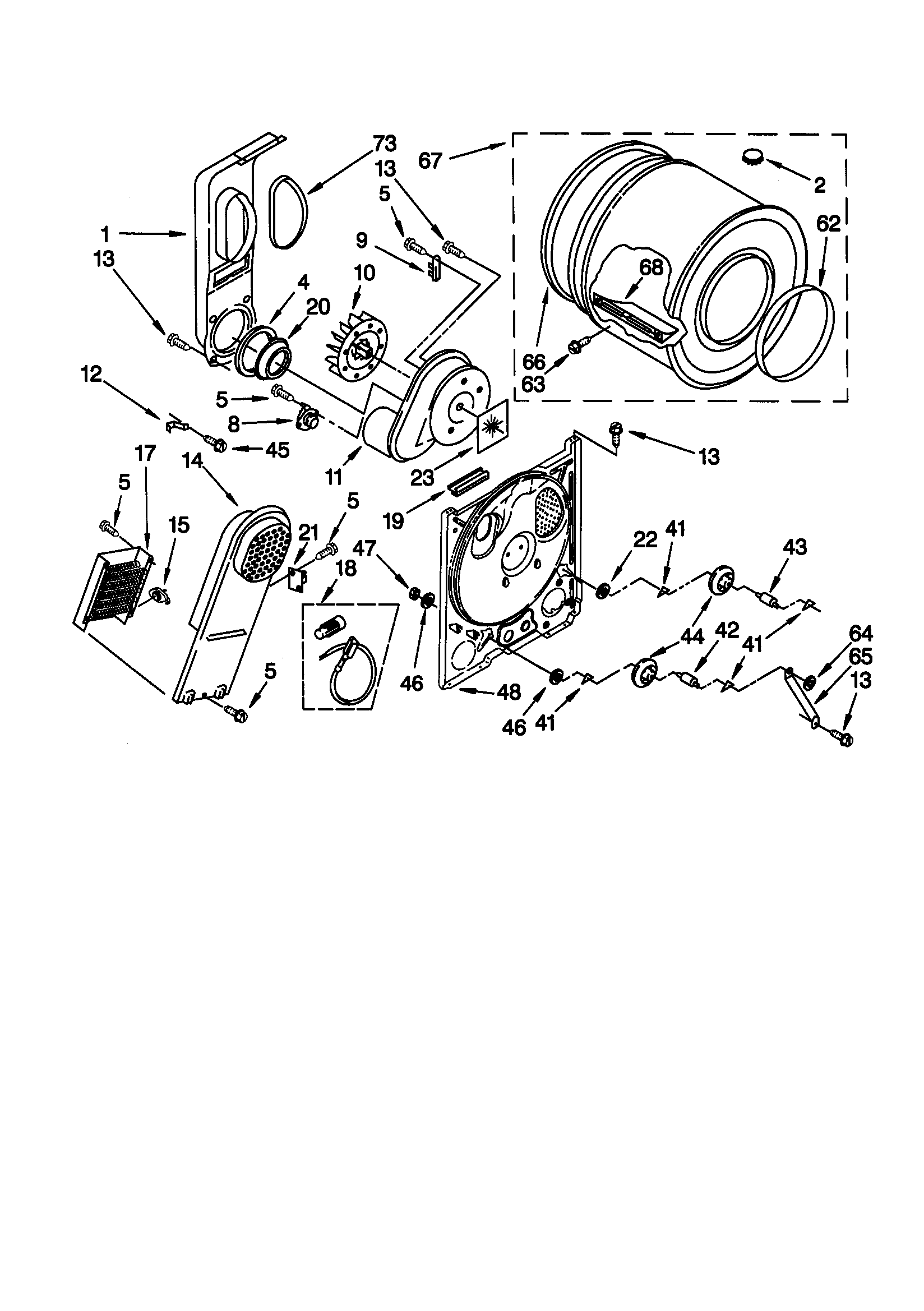Kenmore 11060202990 bulkhead diagram