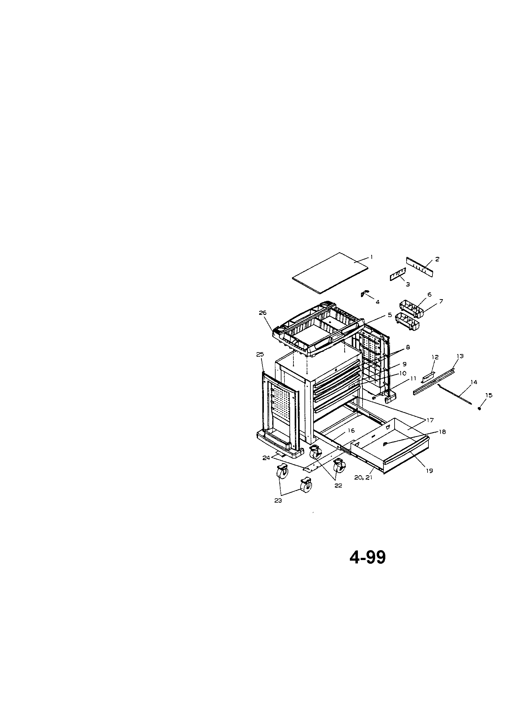 Craftsman 706659590 pfoject center diagram