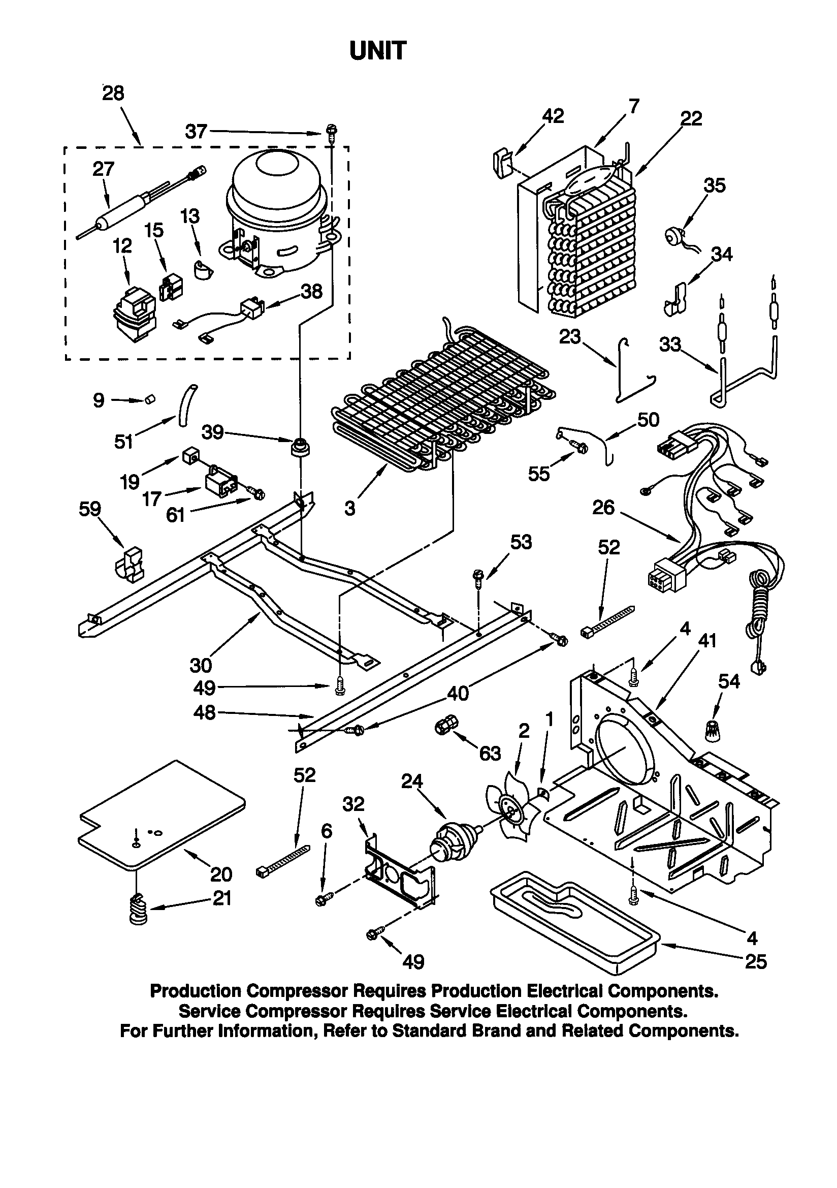 Kenmore 10659589990 unit diagram