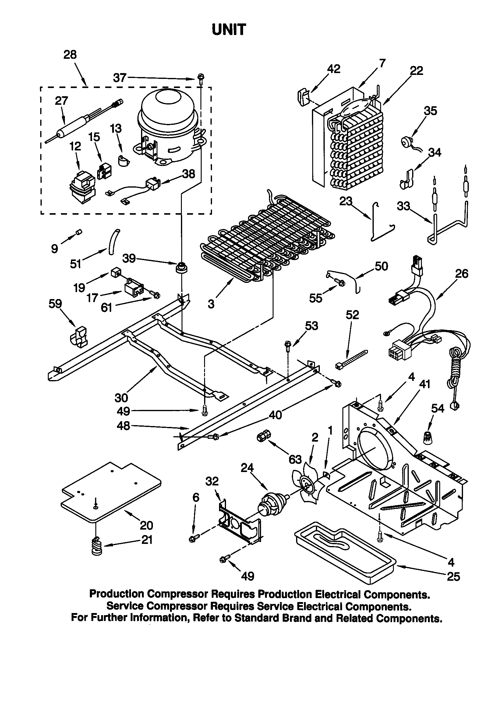 Kenmore 10659789990 unit diagram
