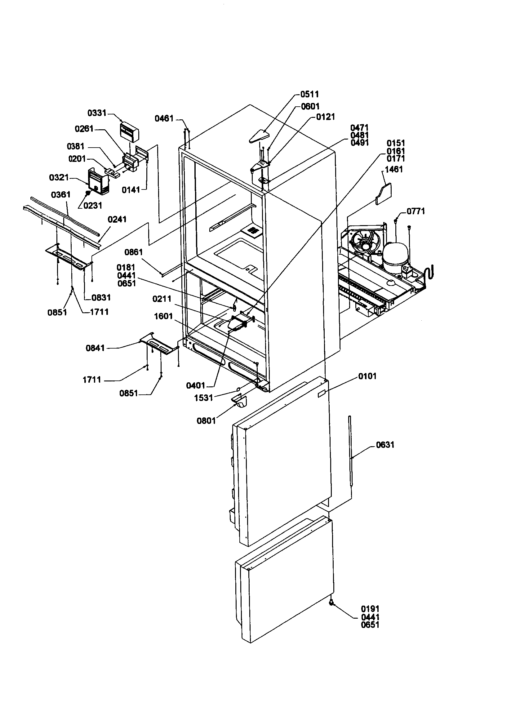 Kenmore 59668142890 control and light covers diagram