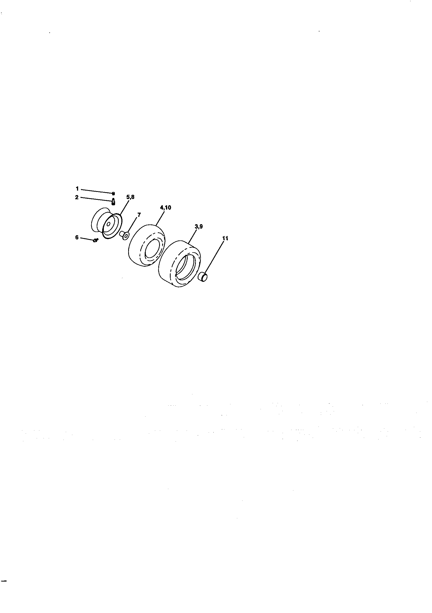 Craftsman 917270831 wheels and tires diagram
