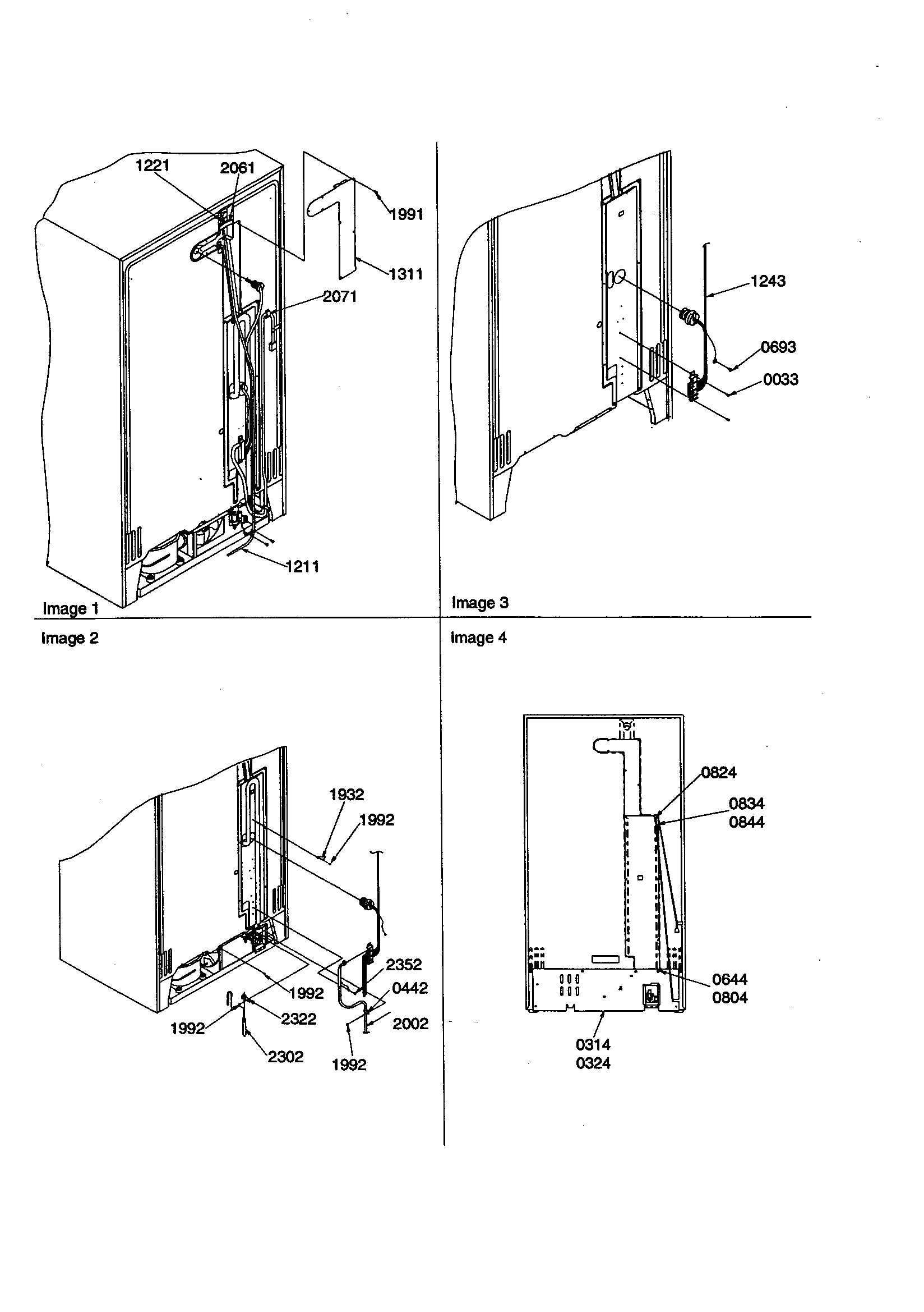 Amana SBDE21VPE-P1317201WE cabinet back diagram