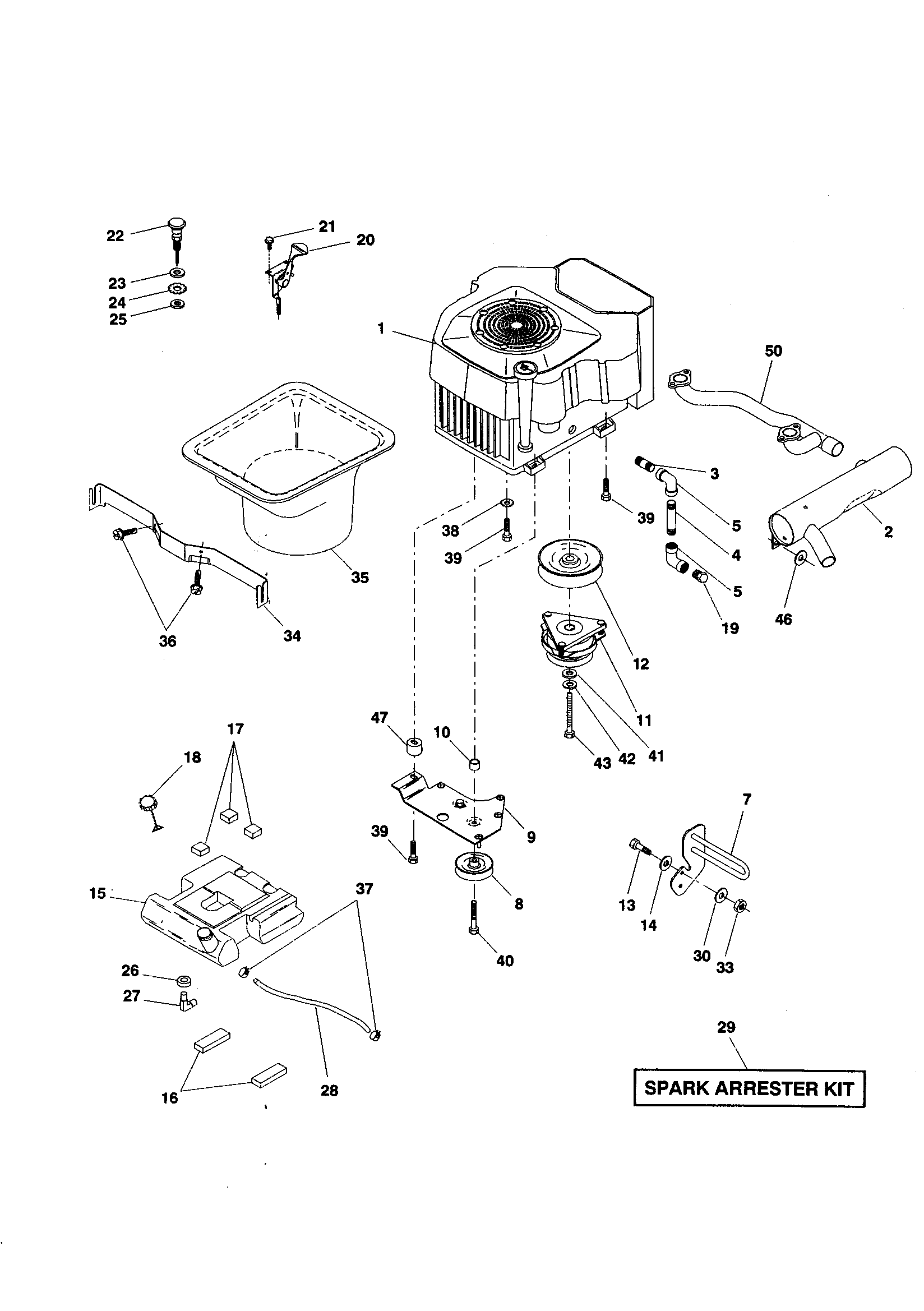 Craftsman 917257740 engine diagram