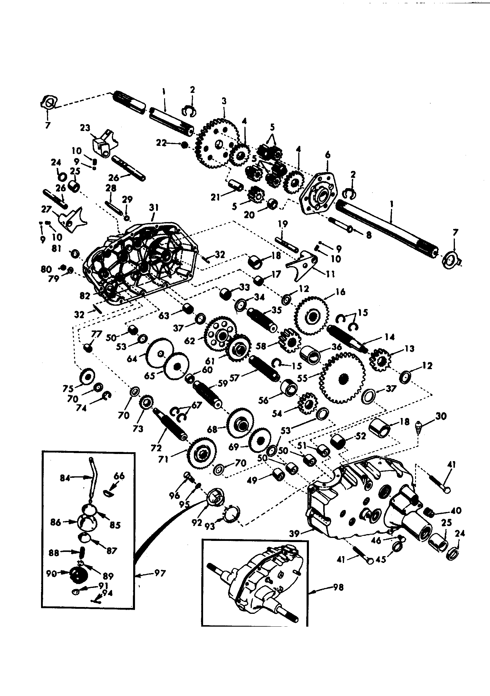 Craftsman 917257740 transaxle diagram