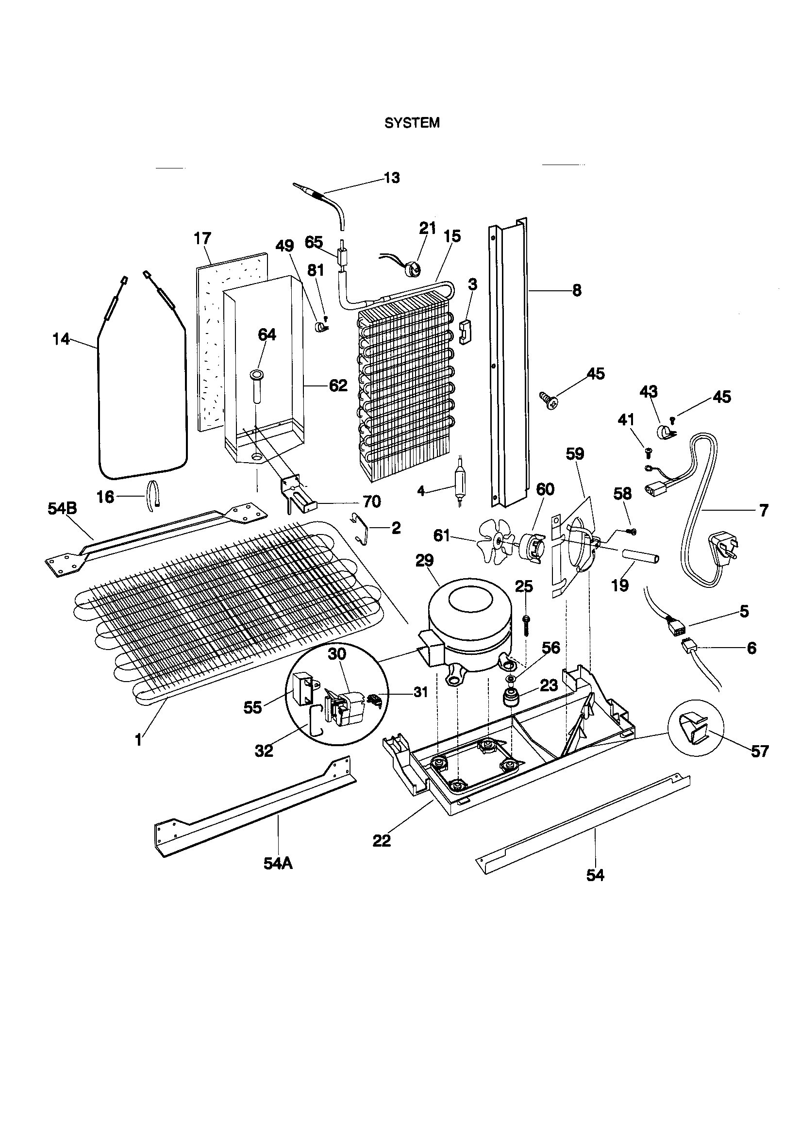 Kenmore 25359489990 system diagram