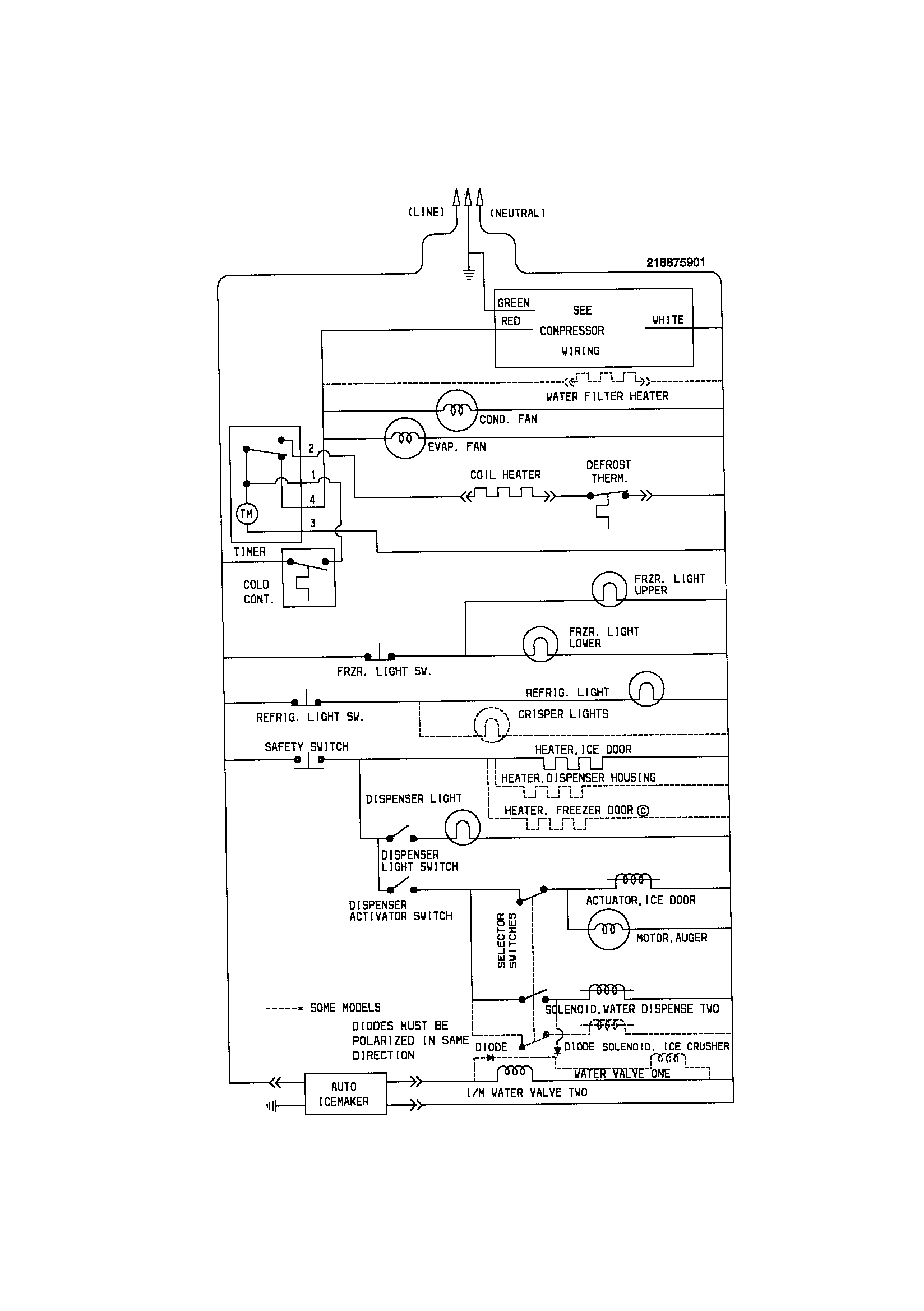 Kenmore 25359689990 wiring schematic diagram