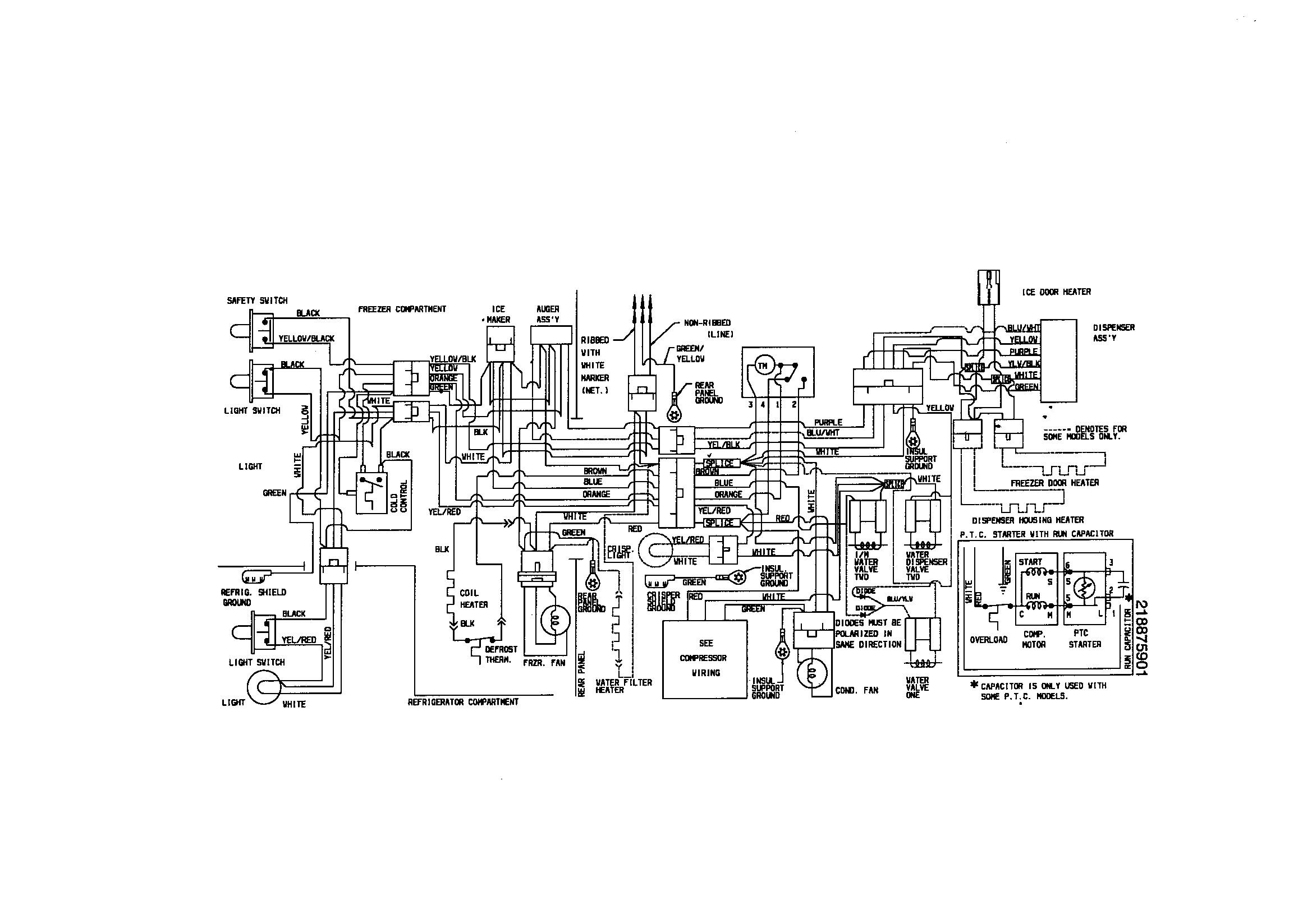 Kenmore 25359689990 wiring diagram diagram