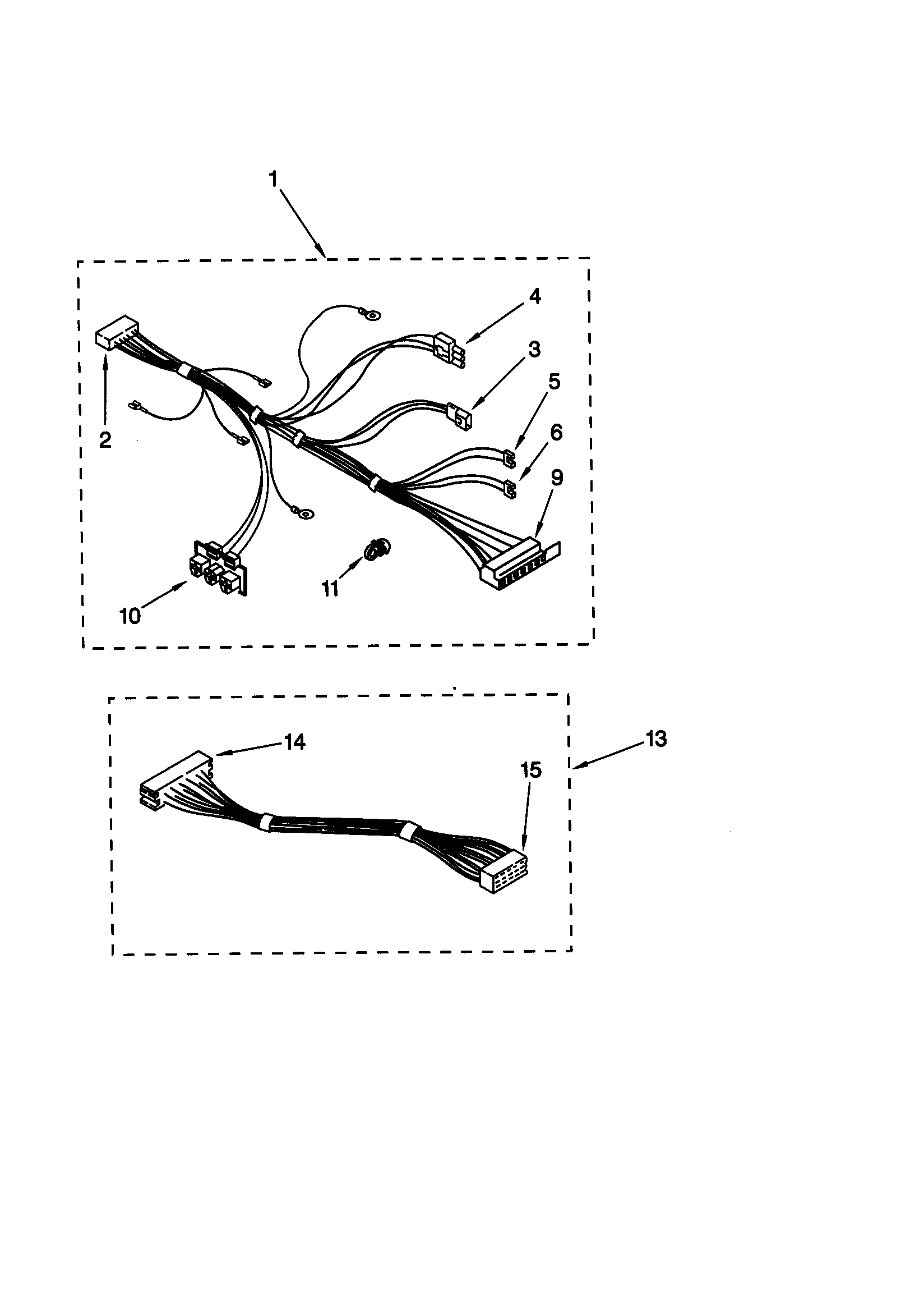 Kenmore 11029072990 wiring harness diagram