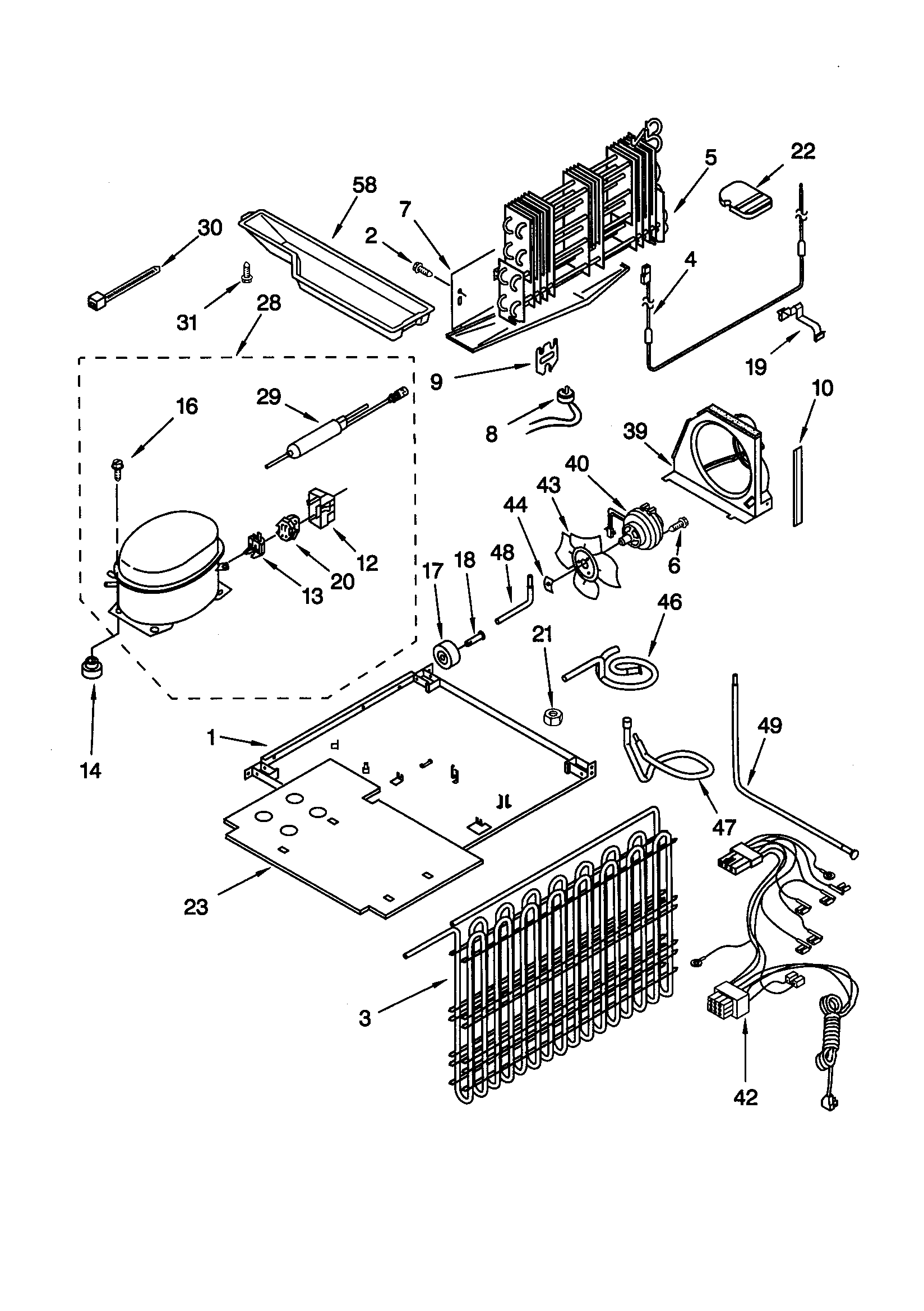 Kenmore 10669852990 unit diagram