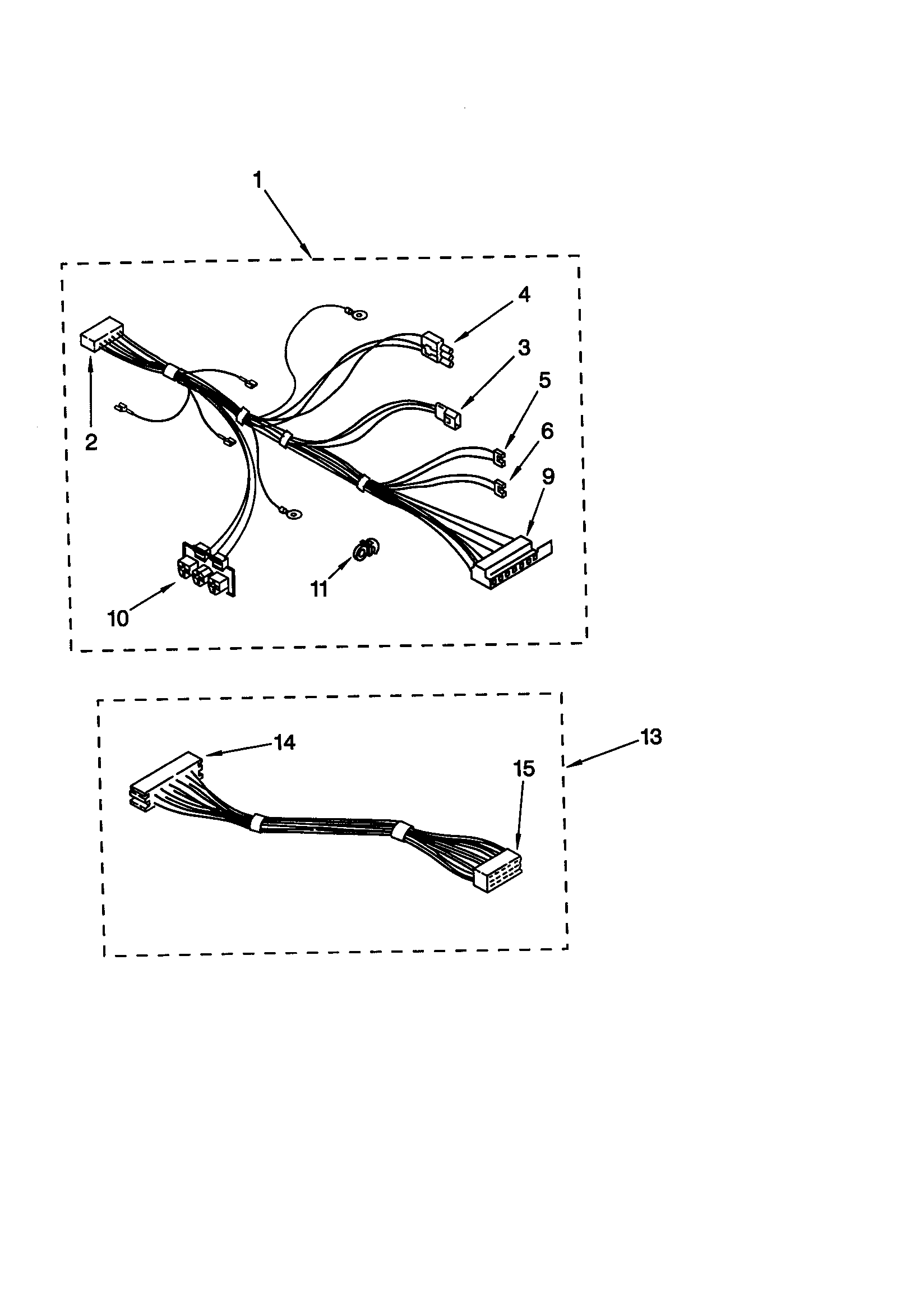 Kenmore 11029032990 wiring harness diagram