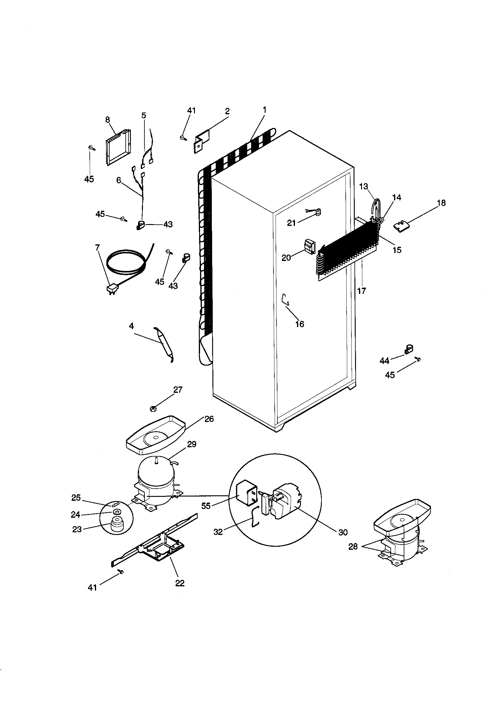 Kenmore 25338624893 system diagram