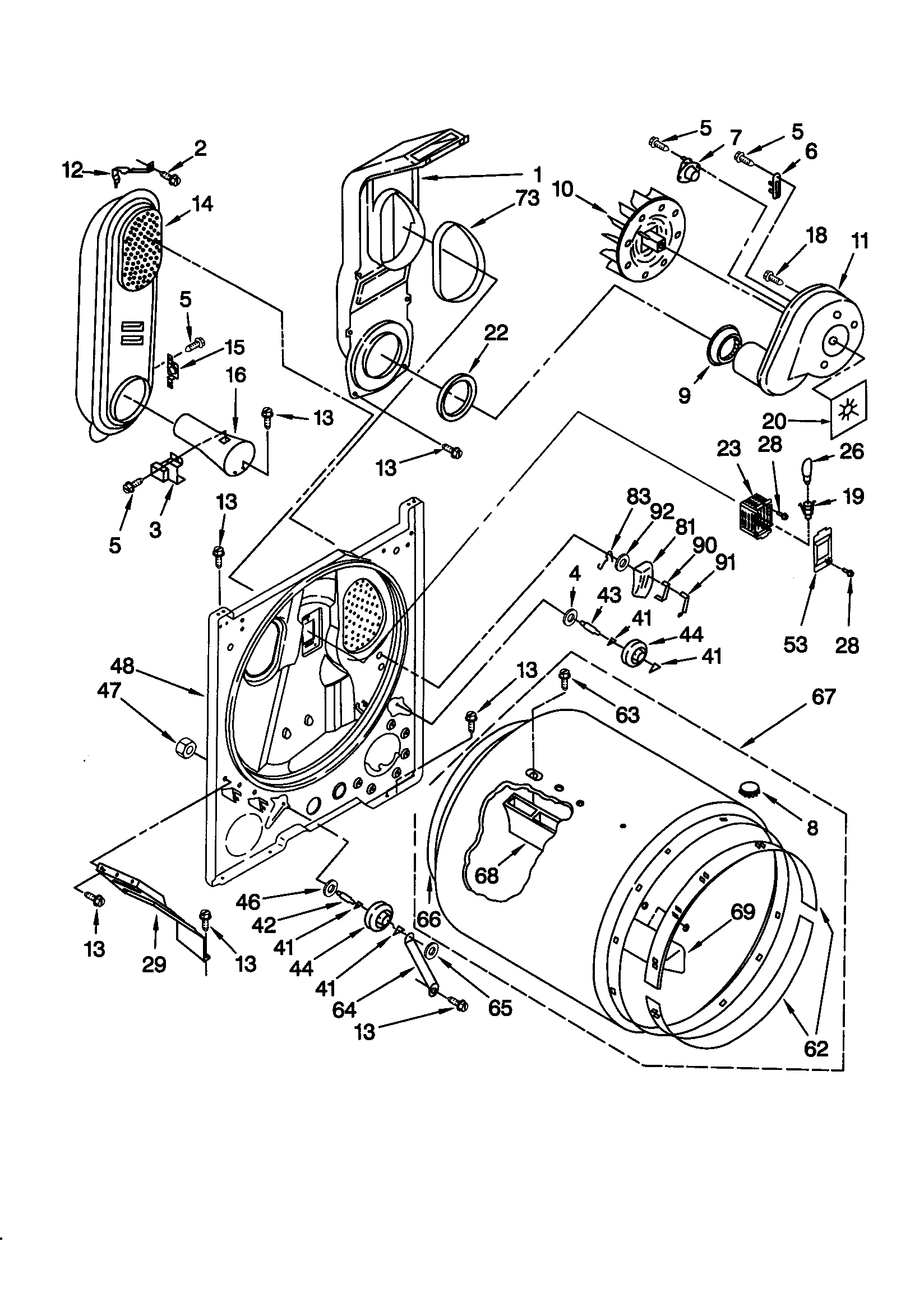 KitchenAid KGYS750GT1 bulkhead diagram