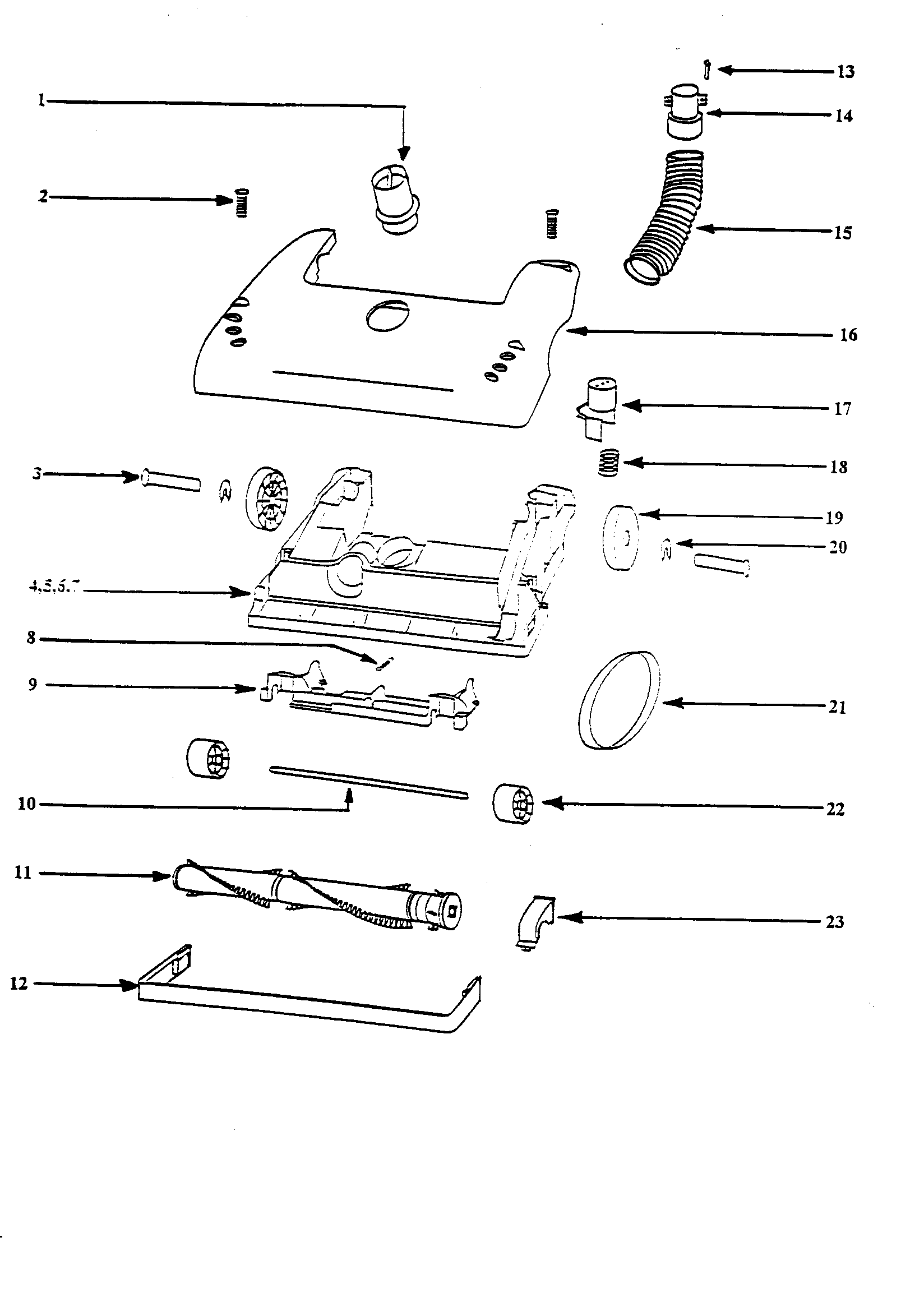 Eureka 4460BT-2 base diagram