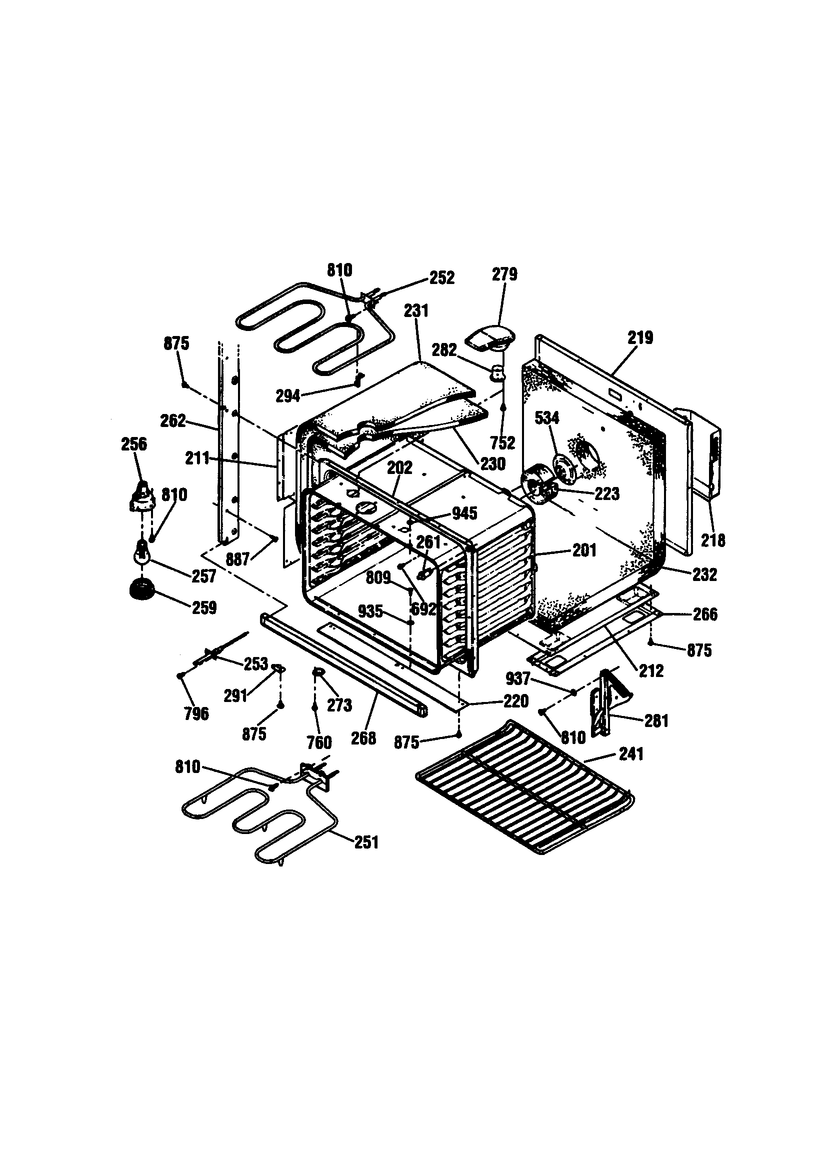 Kenmore 91141189890 lower body diagram