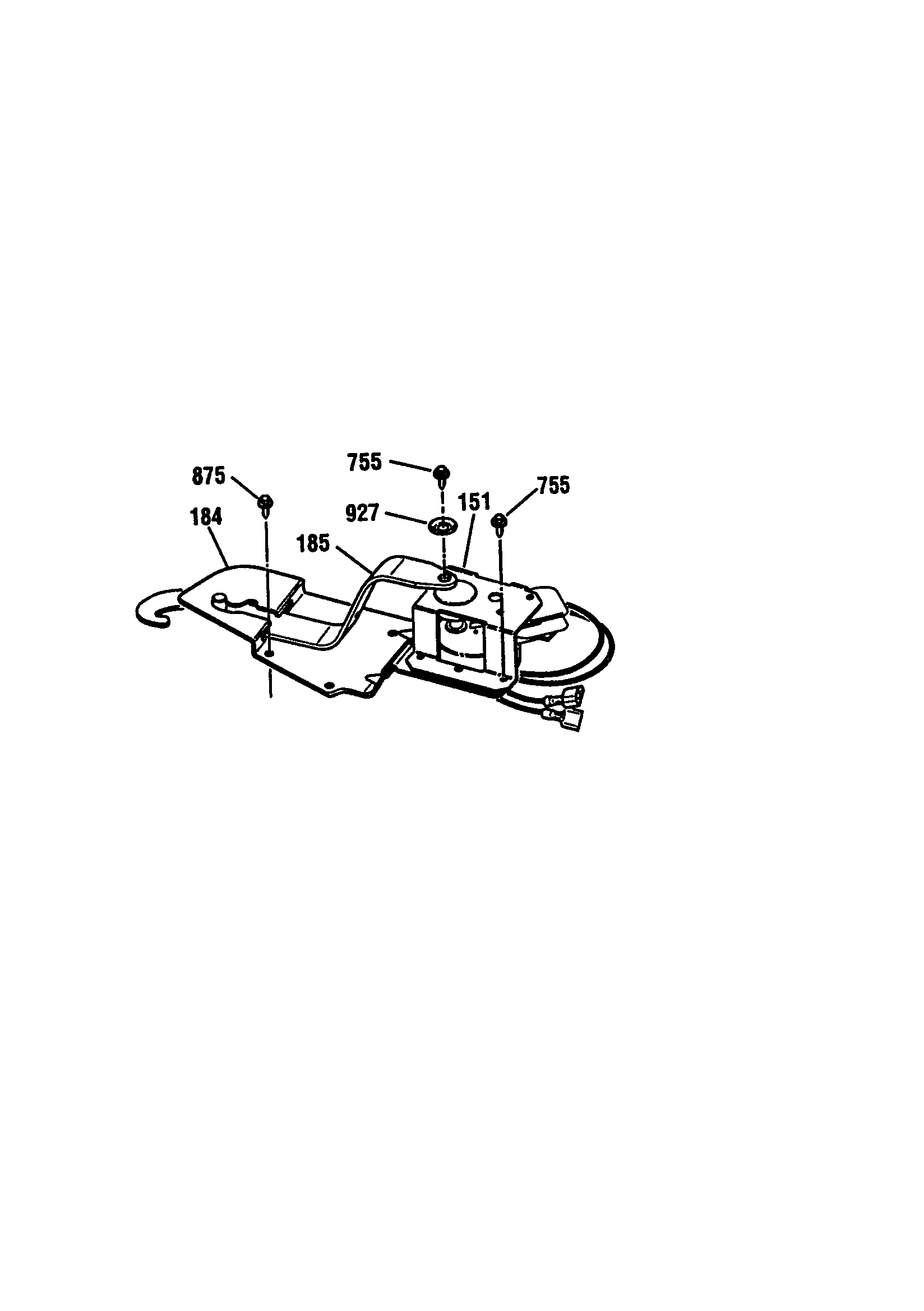 Kenmore 91141189890 door lock diagram