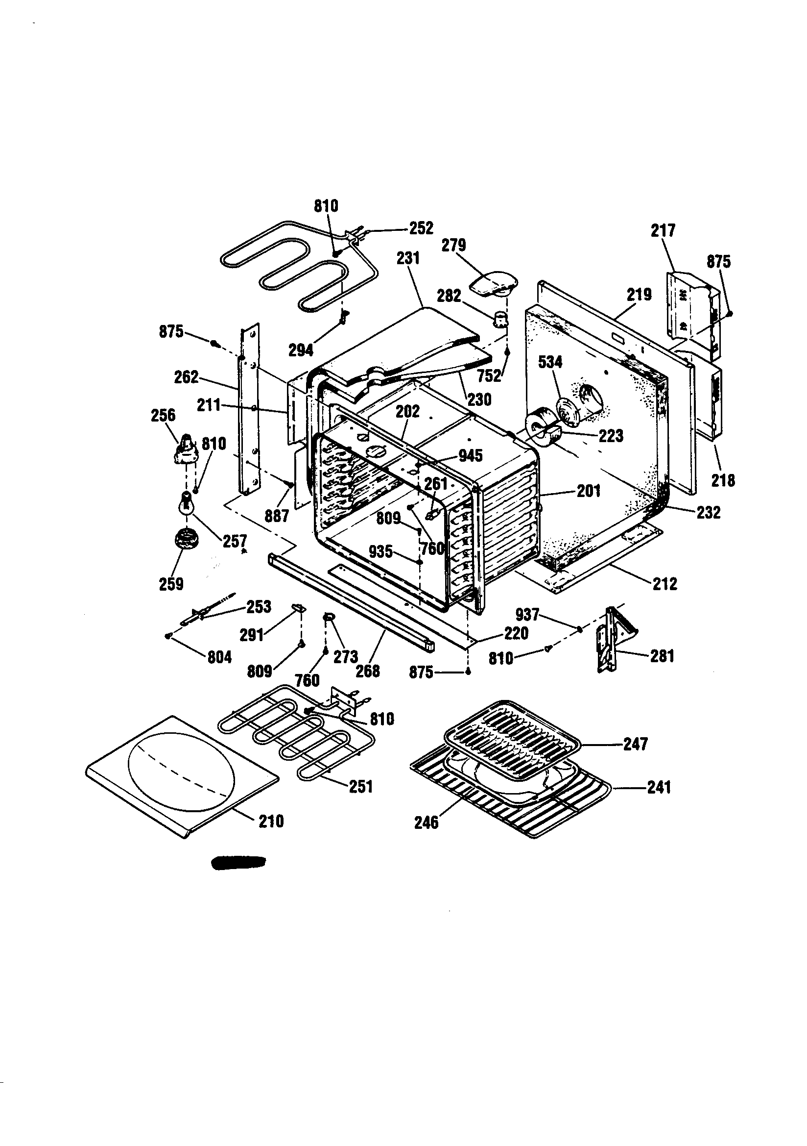 Kenmore 91141785890 body diagram