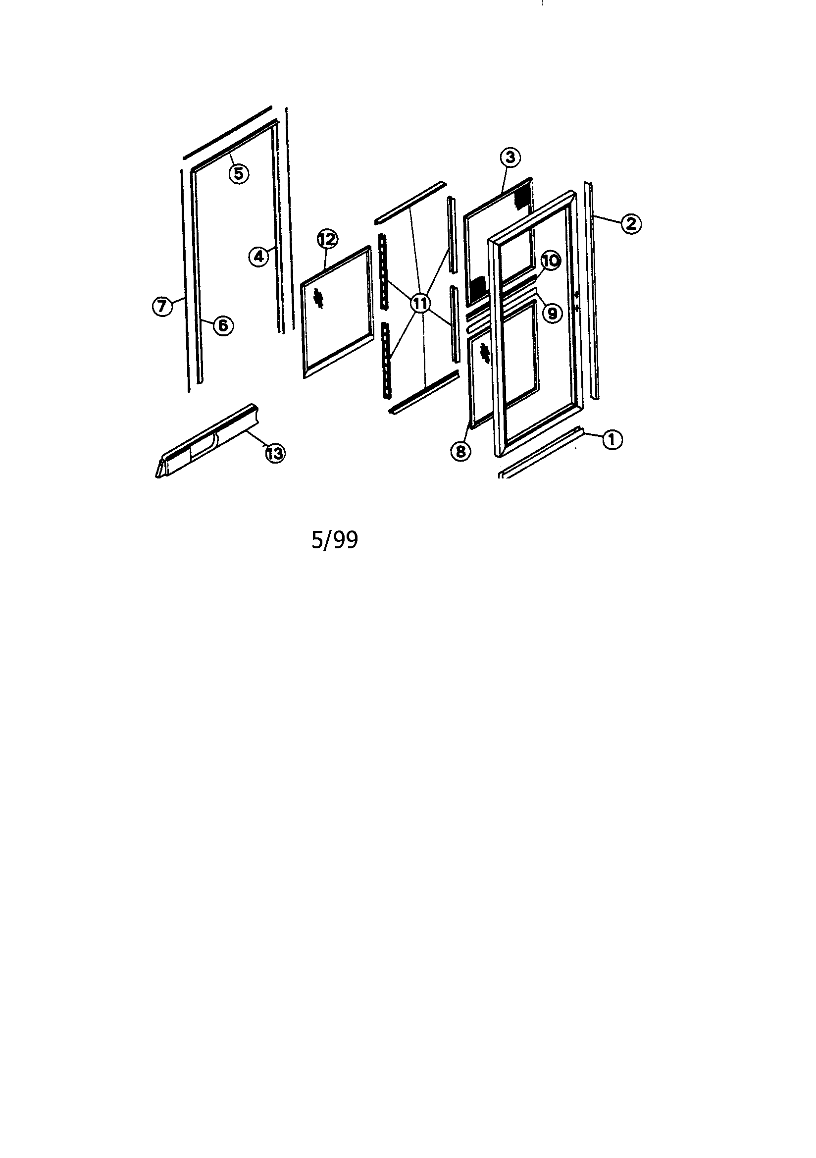 Emco MXS-32WH maxx view self-storing diagram