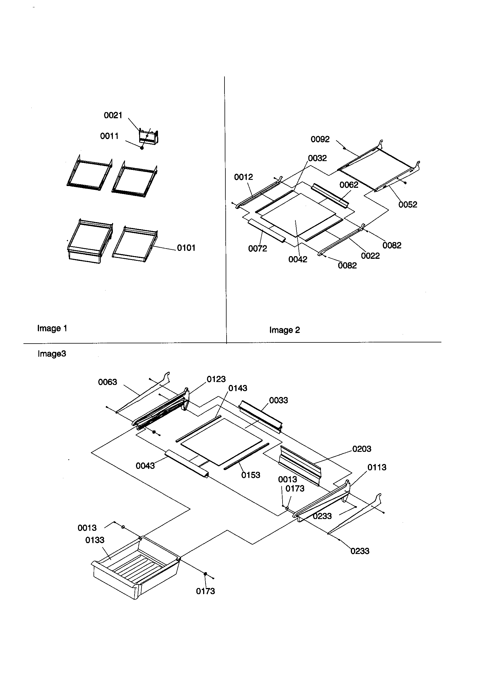 Kenmore 59669872990 ref. feature/glide-meatkeeper shlvs diagram