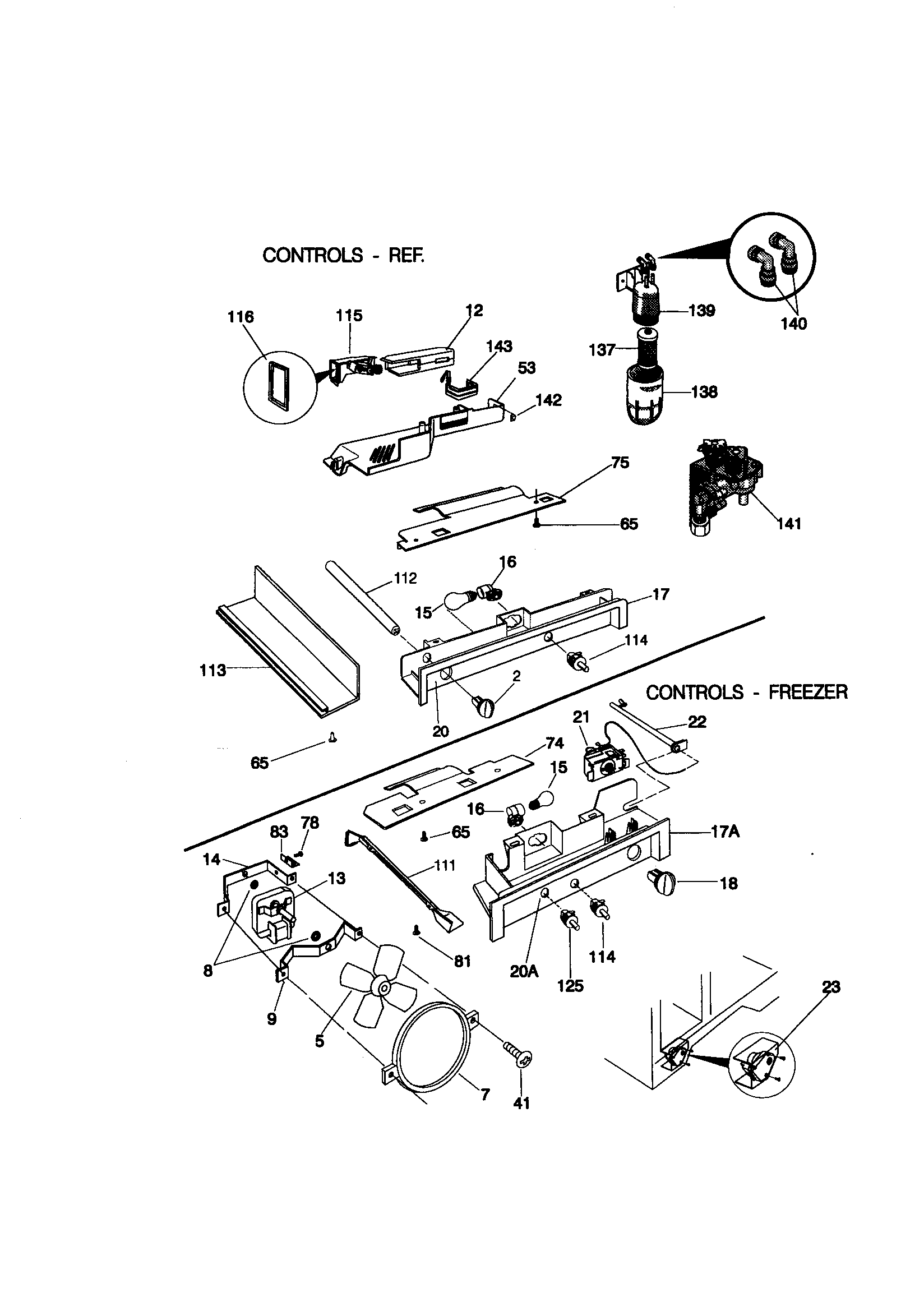 Kenmore 25357672791 controls diagram