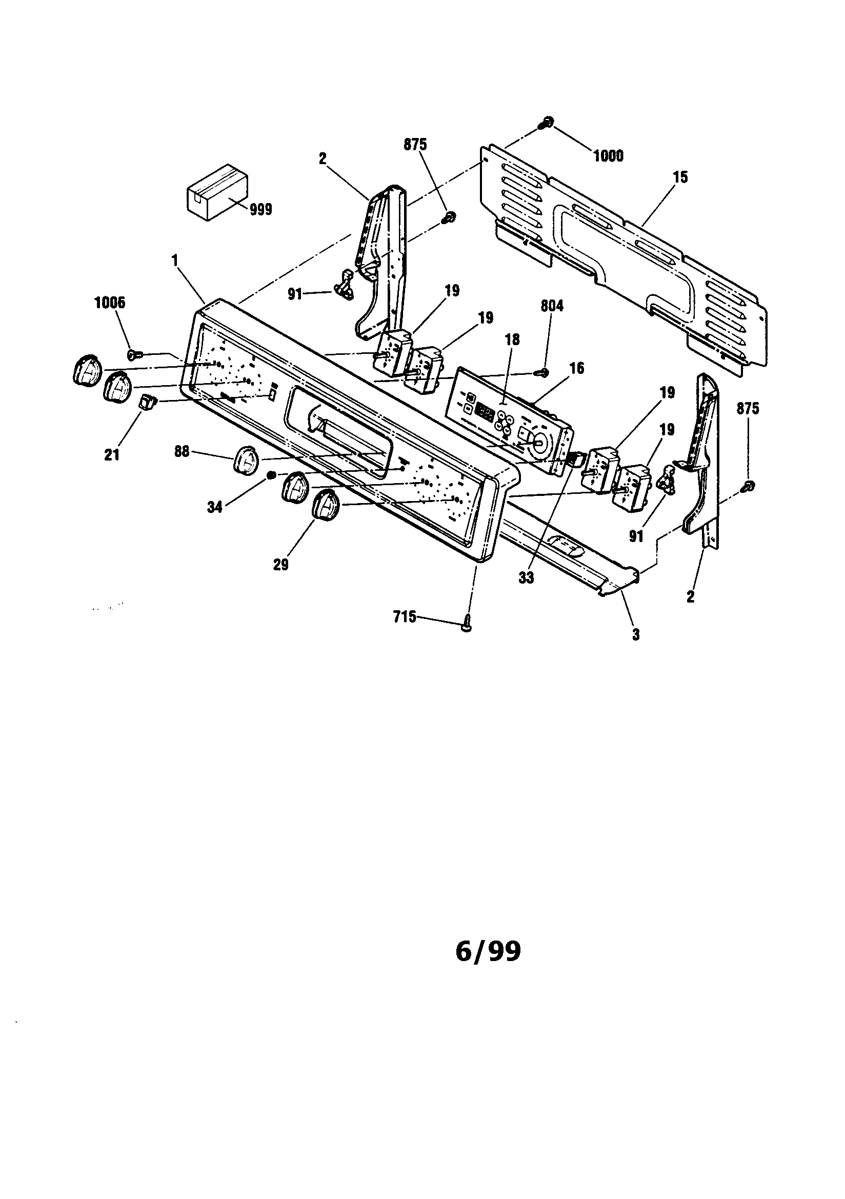 Kenmore 91192507990 backguard diagram