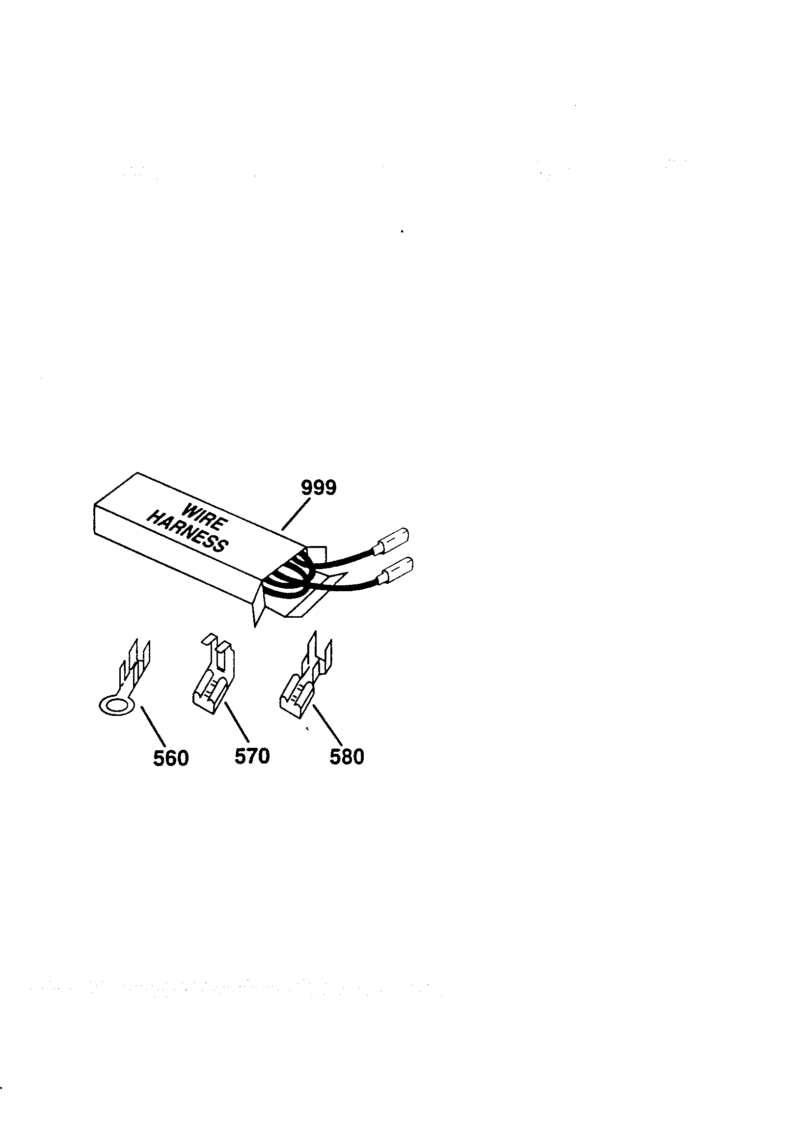 Kenmore 91192507990 wire harness and wiring components diagram