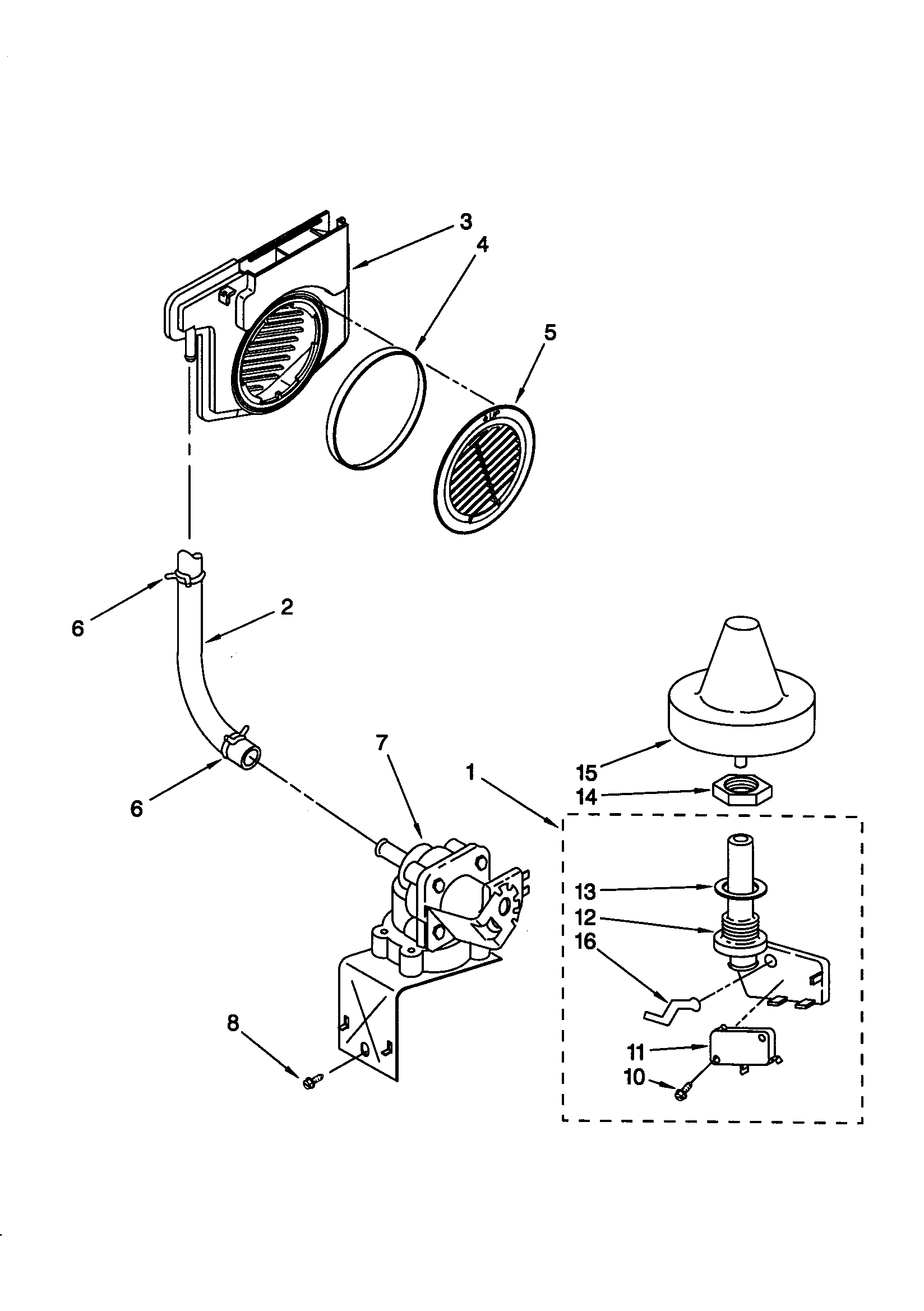 KitchenAid KUDY24SEAL0 fill and overfill diagram