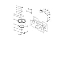 Kenmore 66568602890 magnetron and turntable diagram