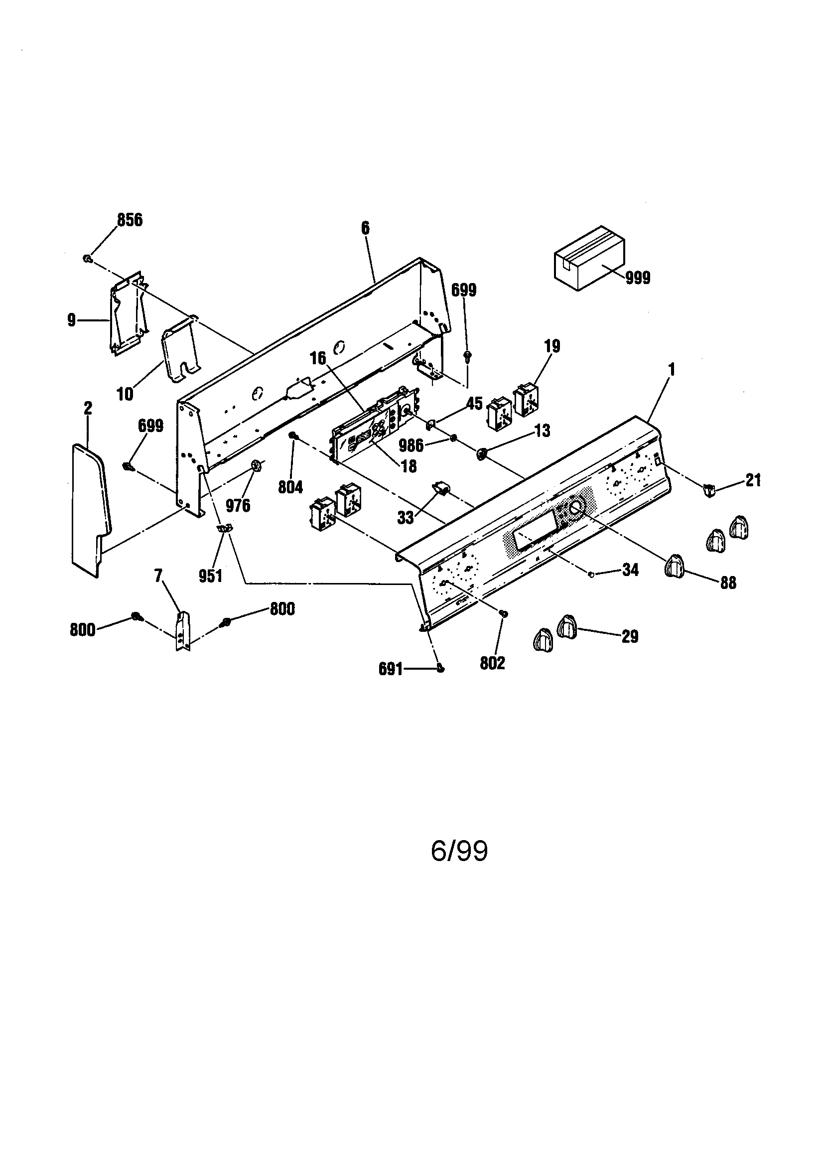 Kenmore 91193558991 backguard diagram
