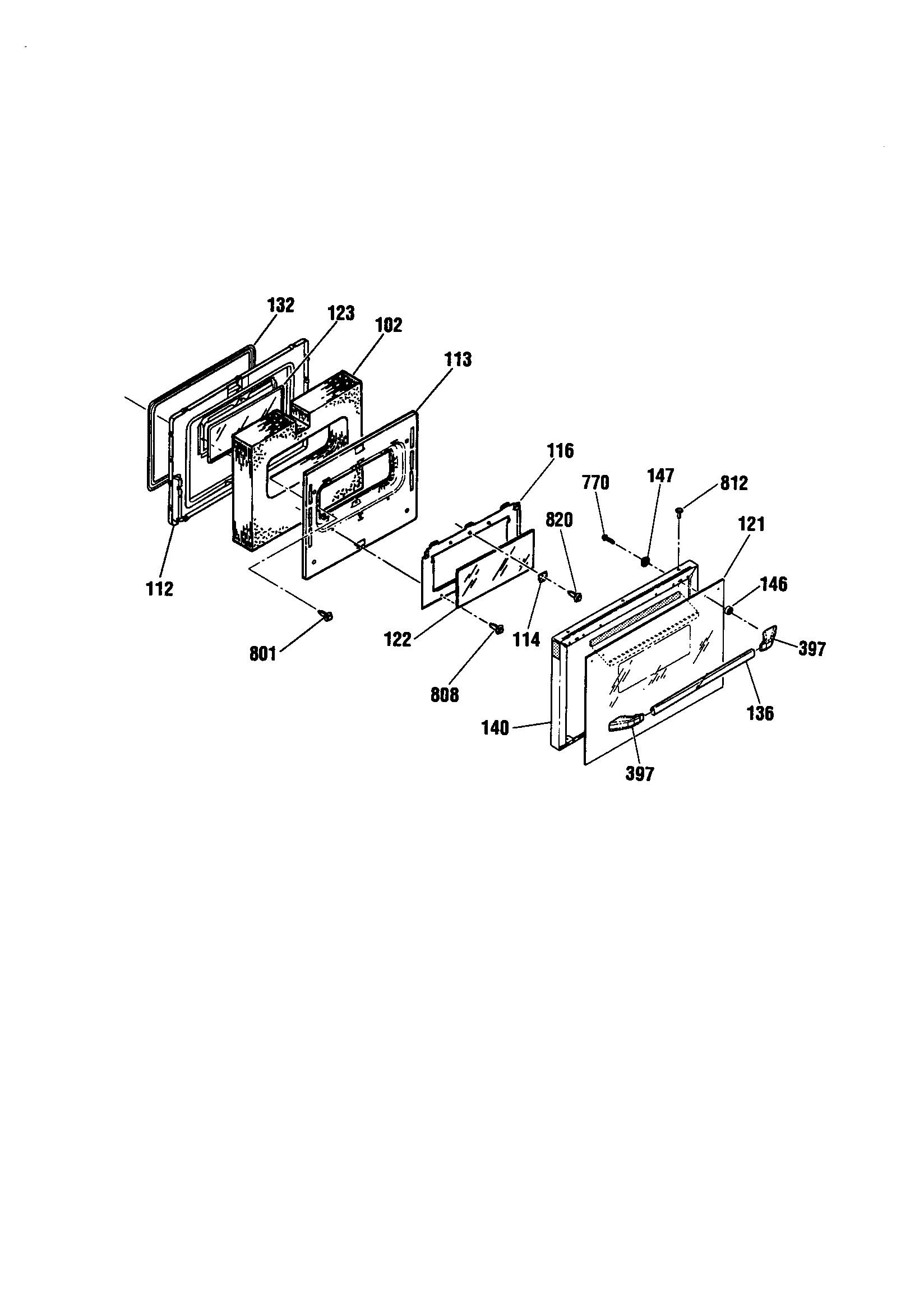 Kenmore 91193558991 door diagram