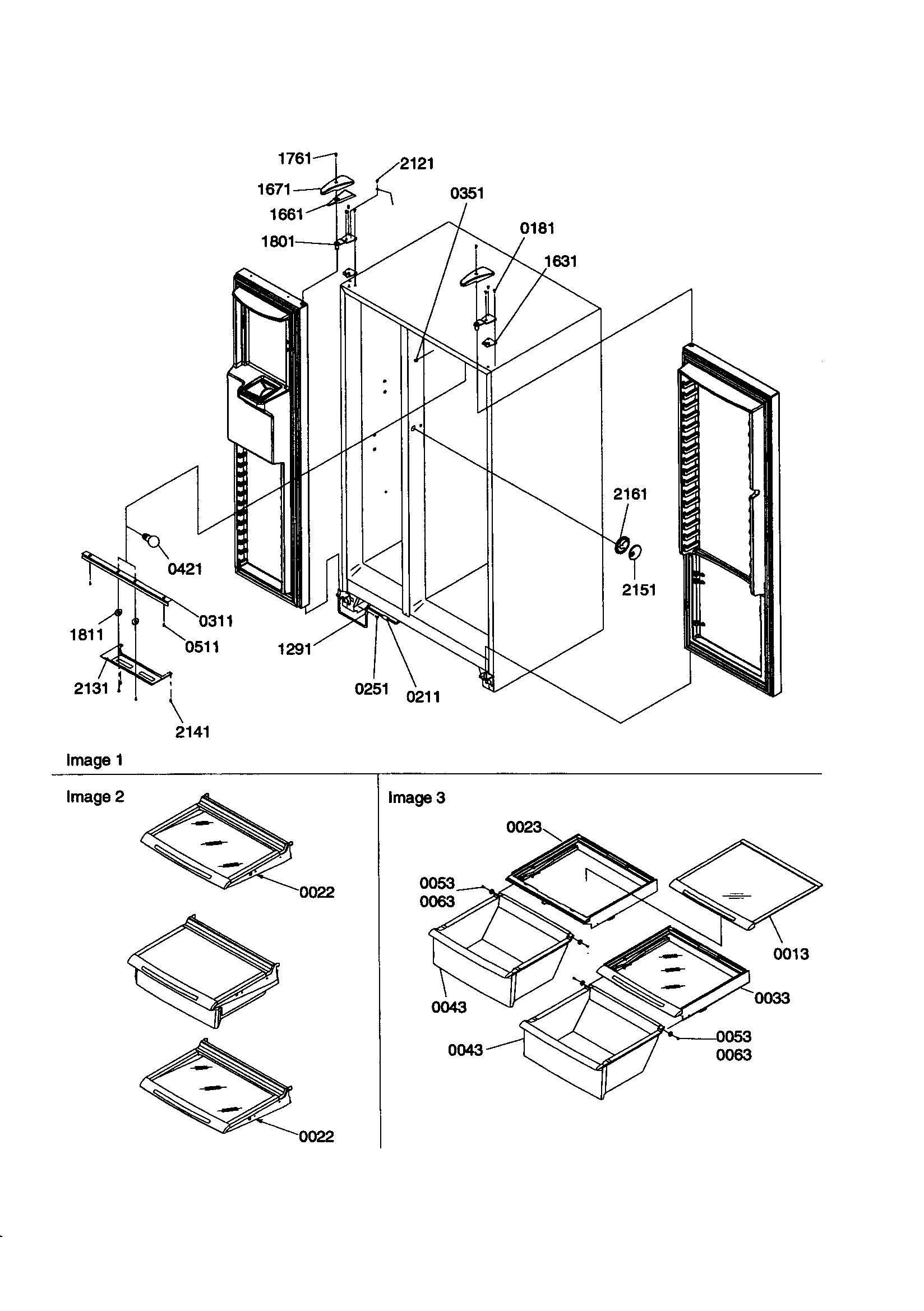 Kenmore 59658392890 lights and hinges diagram