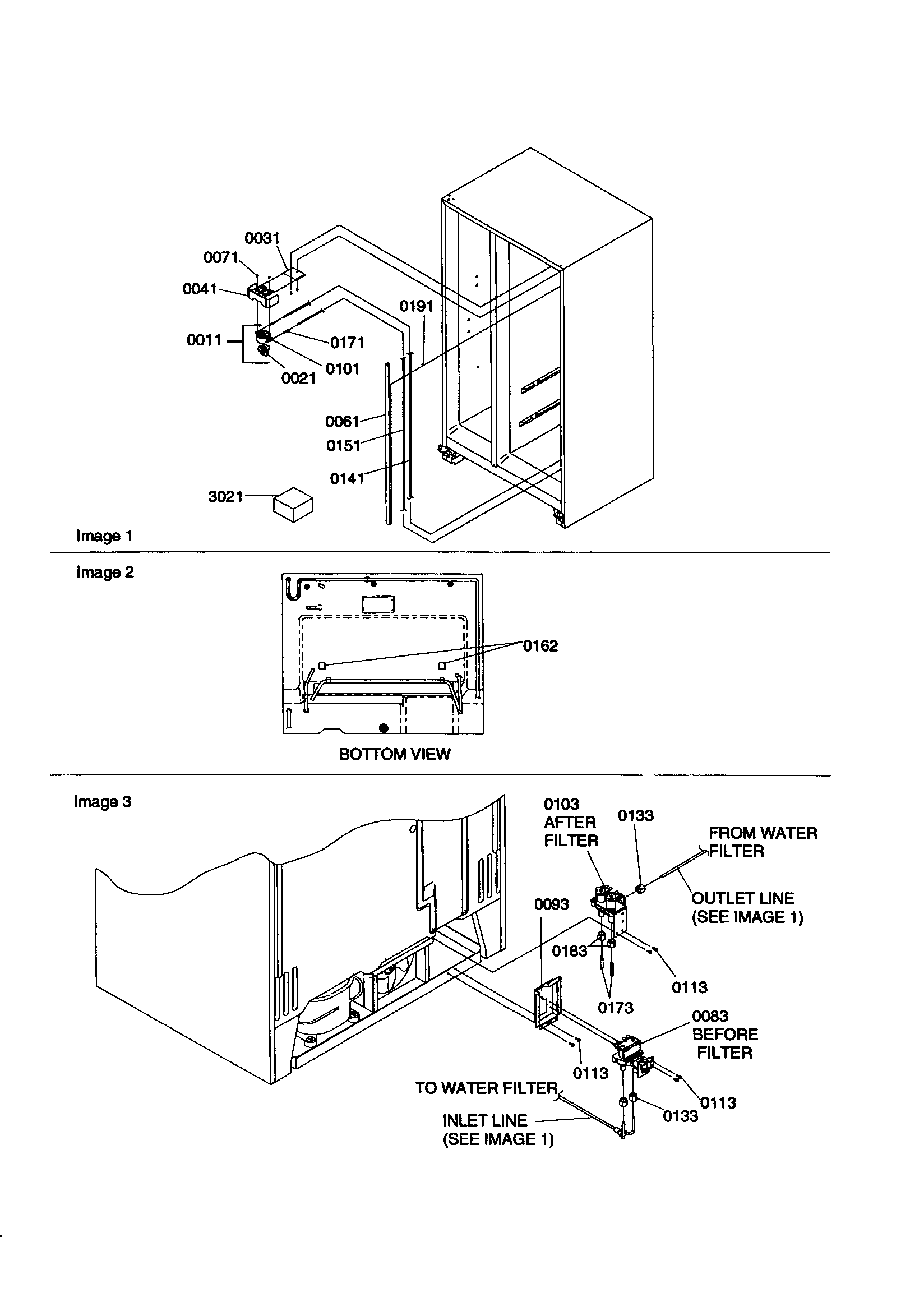 Kenmore 59658392890 water filter diagram