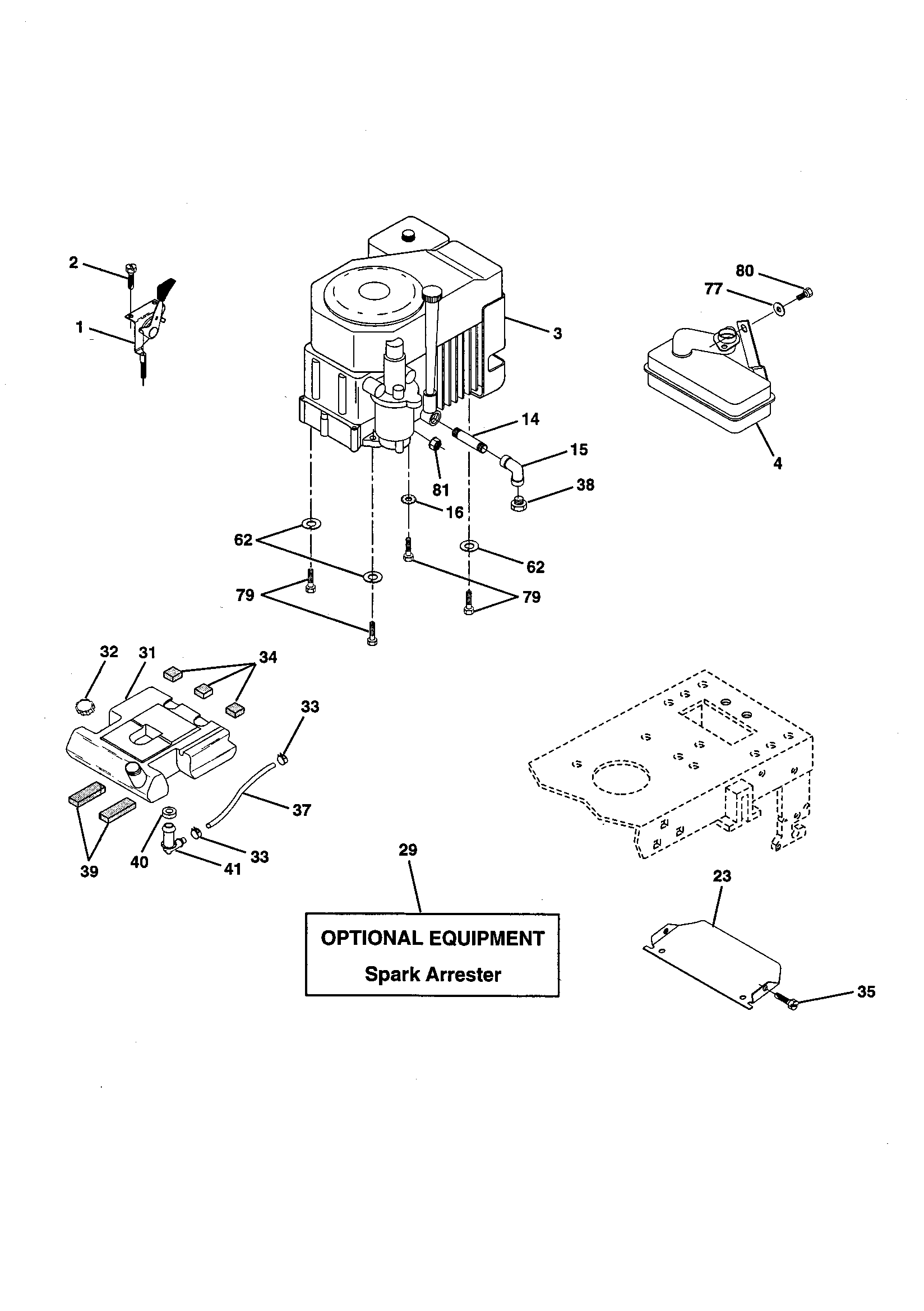 Craftsman 917258581 engine diagram