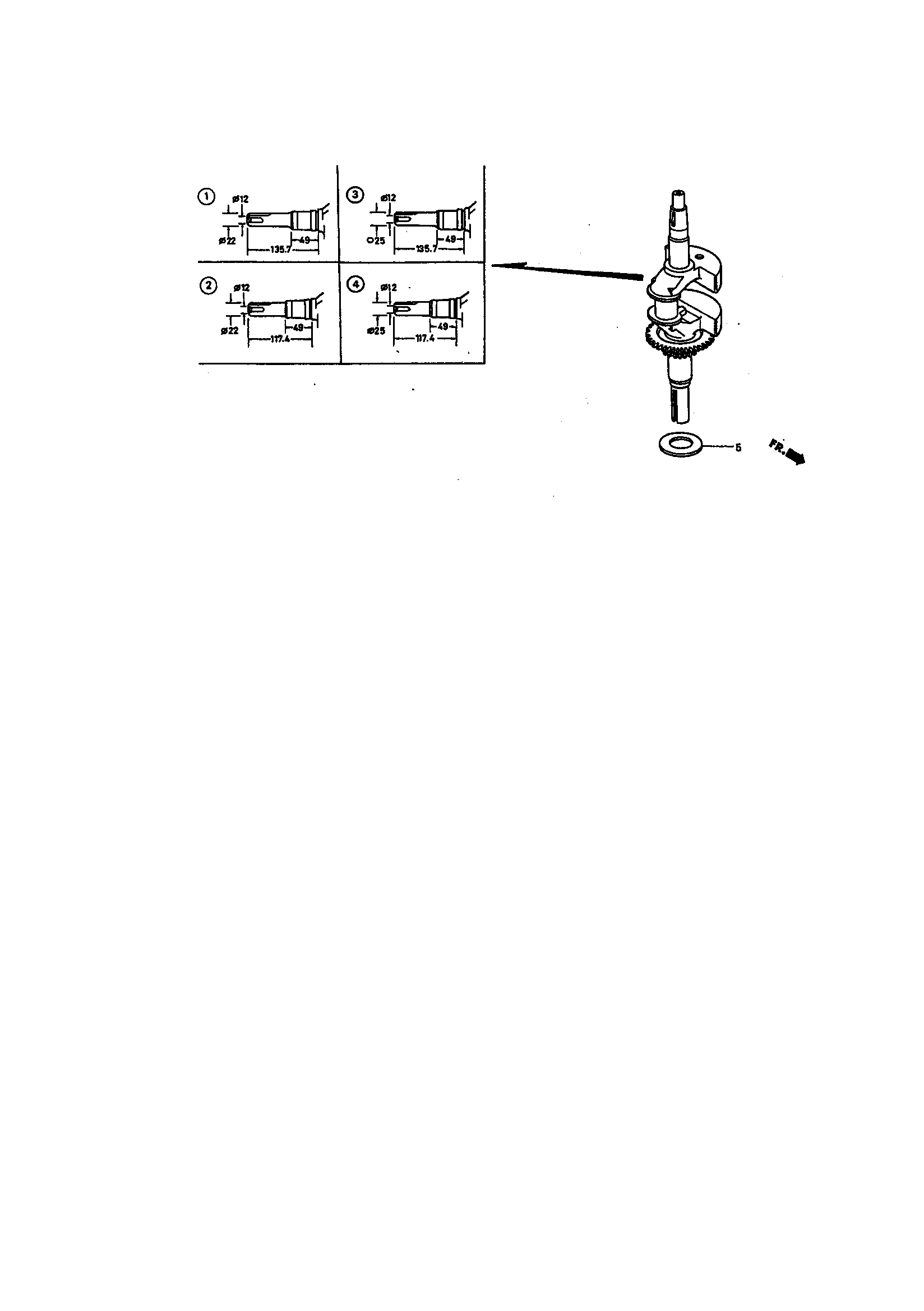 Snapper ERP217017BV crankshaft diagram