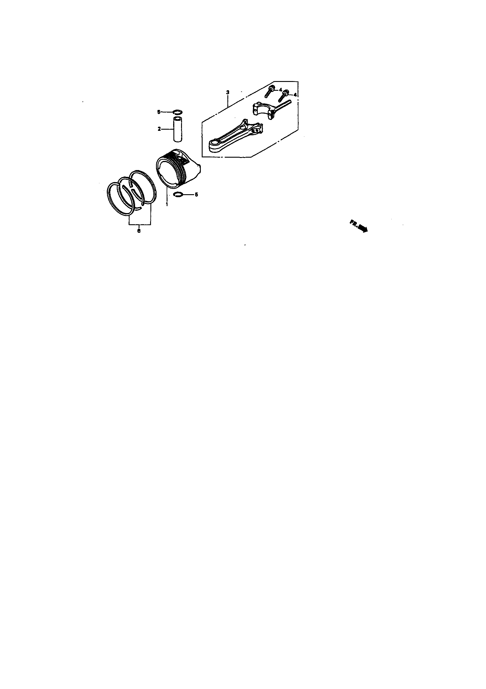 Snapper ERP217017BV piston:connecting rod diagram