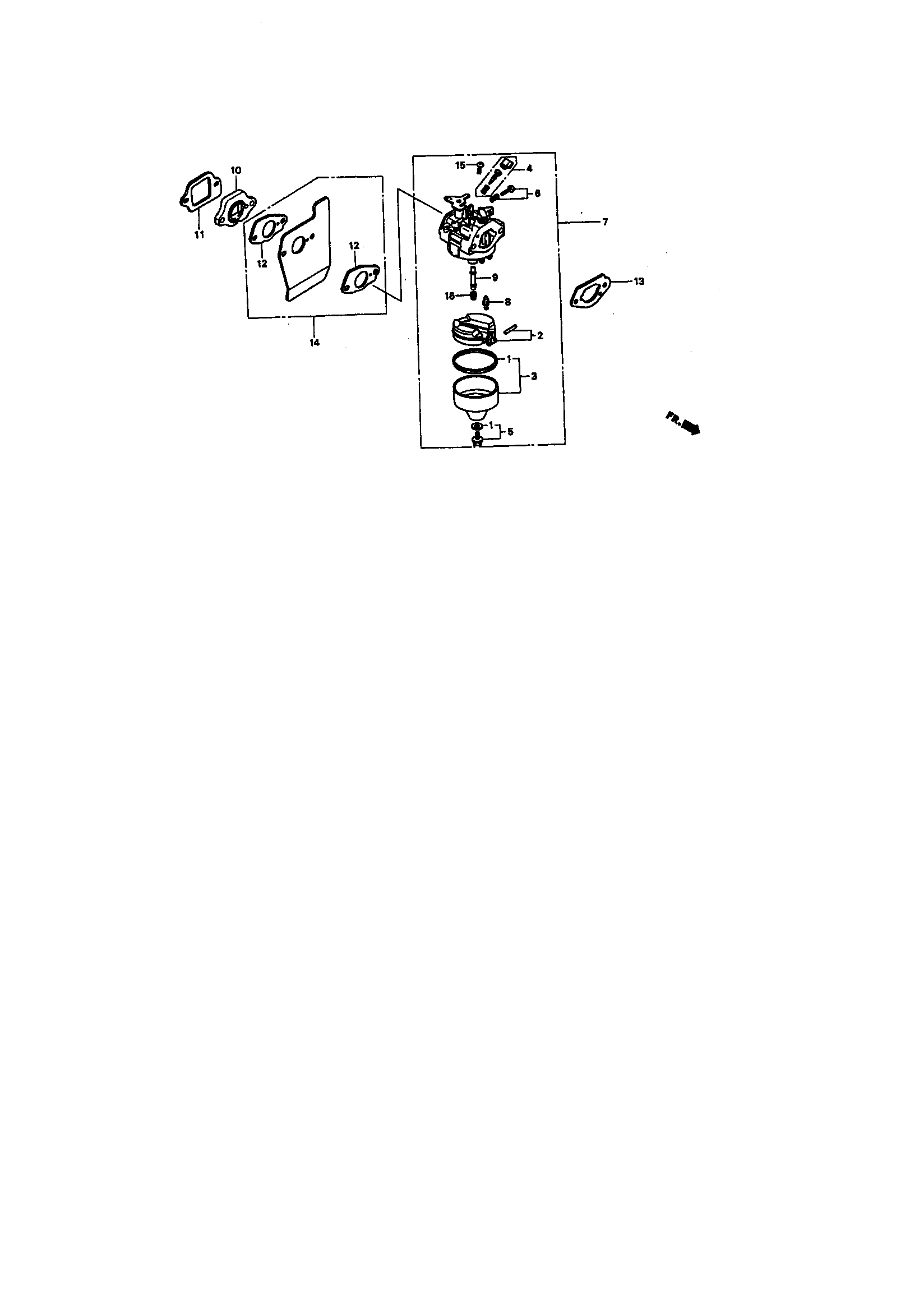 Snapper ERP217017BV carburetor diagram