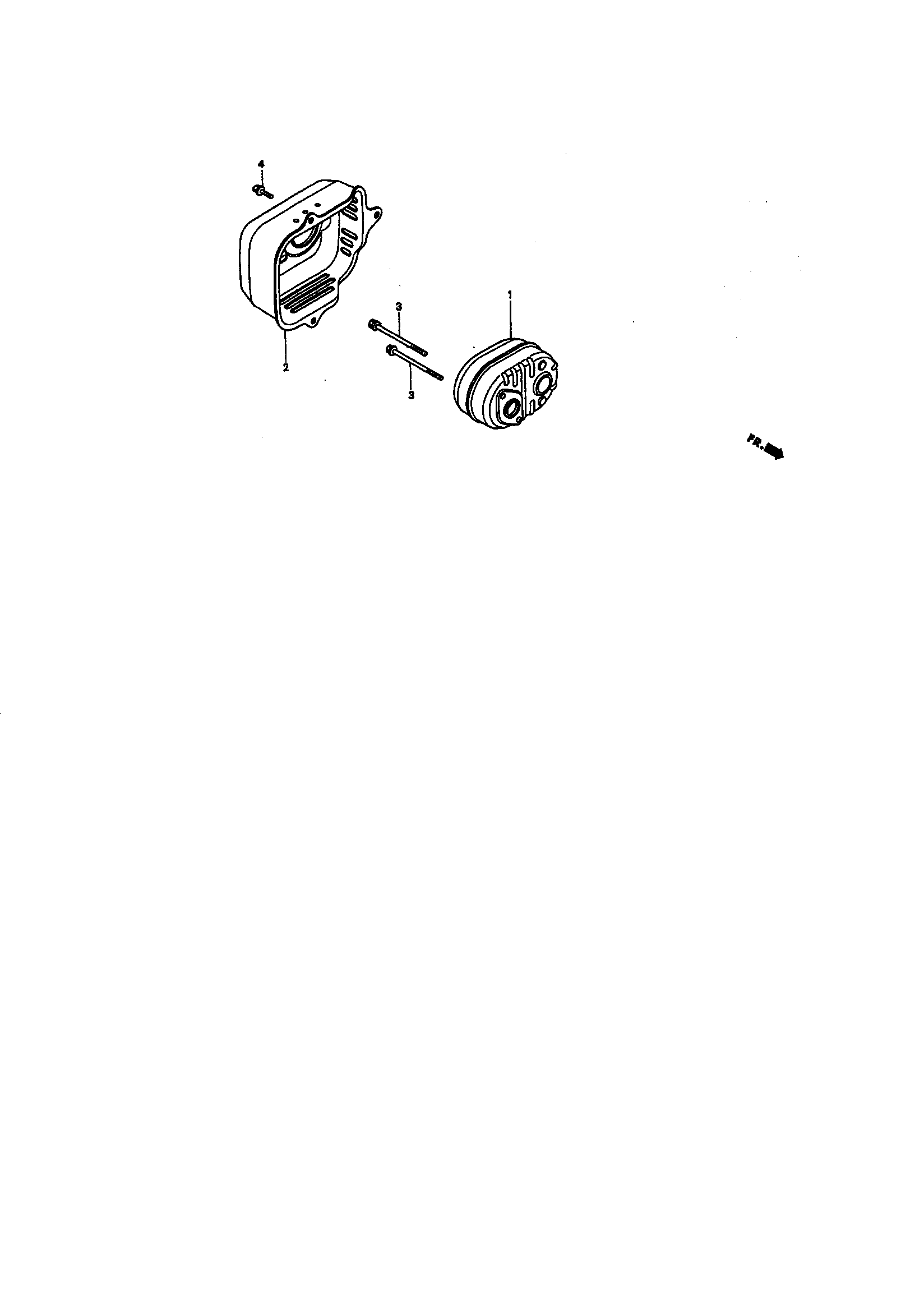 Snapper ERP217017BV muffler diagram